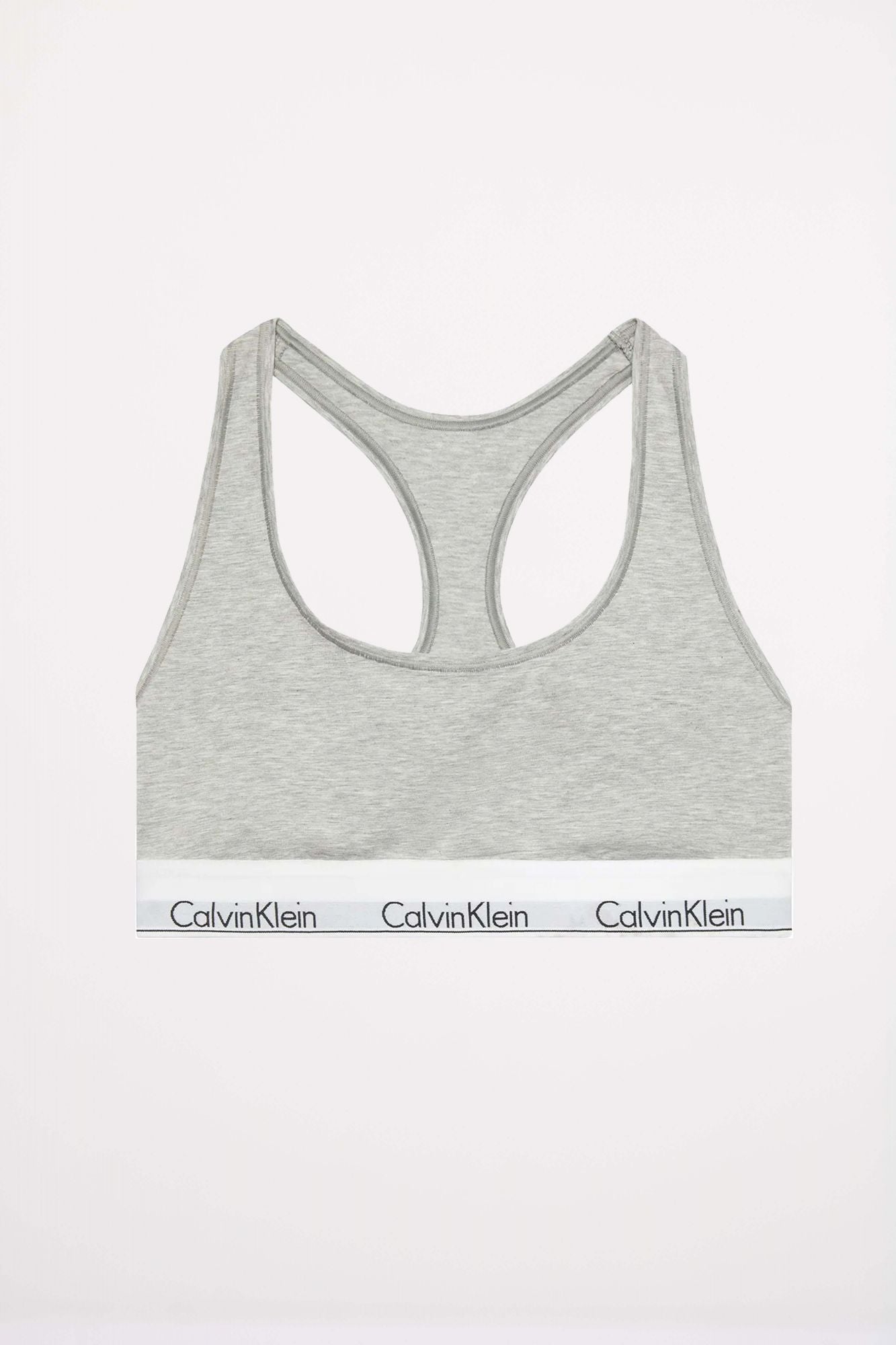 CALVIN KLEIN UNLINED BRALETTE en color GRIS (2)