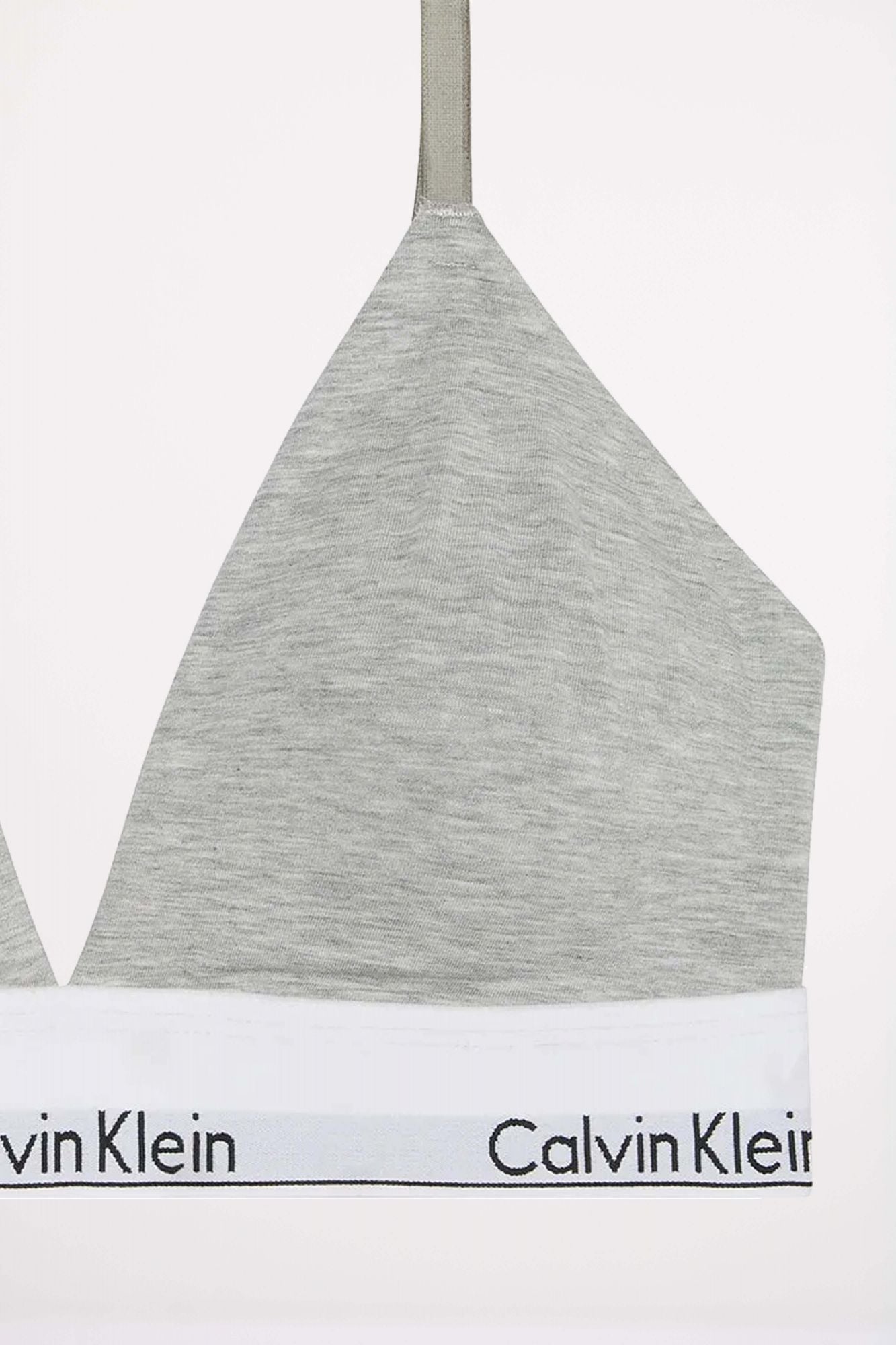 CALVIN KLEIN LIGHTLY LINED TRIANGLE BRALETTE en color GRIS (3)