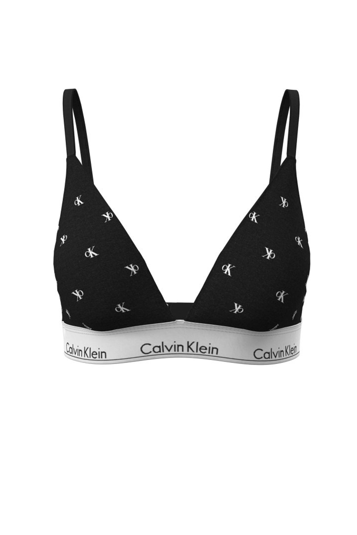 CALVIN KLEIN LIGHTLY LINED TRIANGLE en color NEGRO (1)