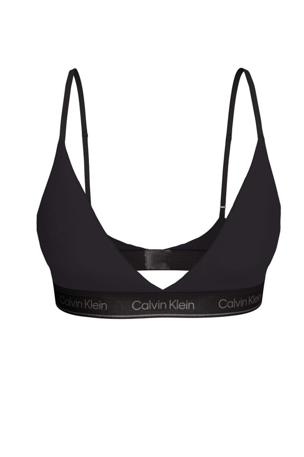 CALVIN KLEIN LIGHTLY LINED TRIANGLE en color NEGRO (1)