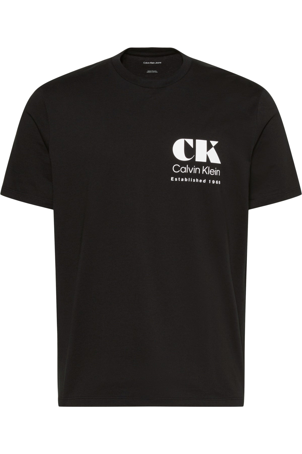 CALVIN KLEIN LV04RG802G EU CK RESORT GRAPHIC TEE en color NEGRO (3)