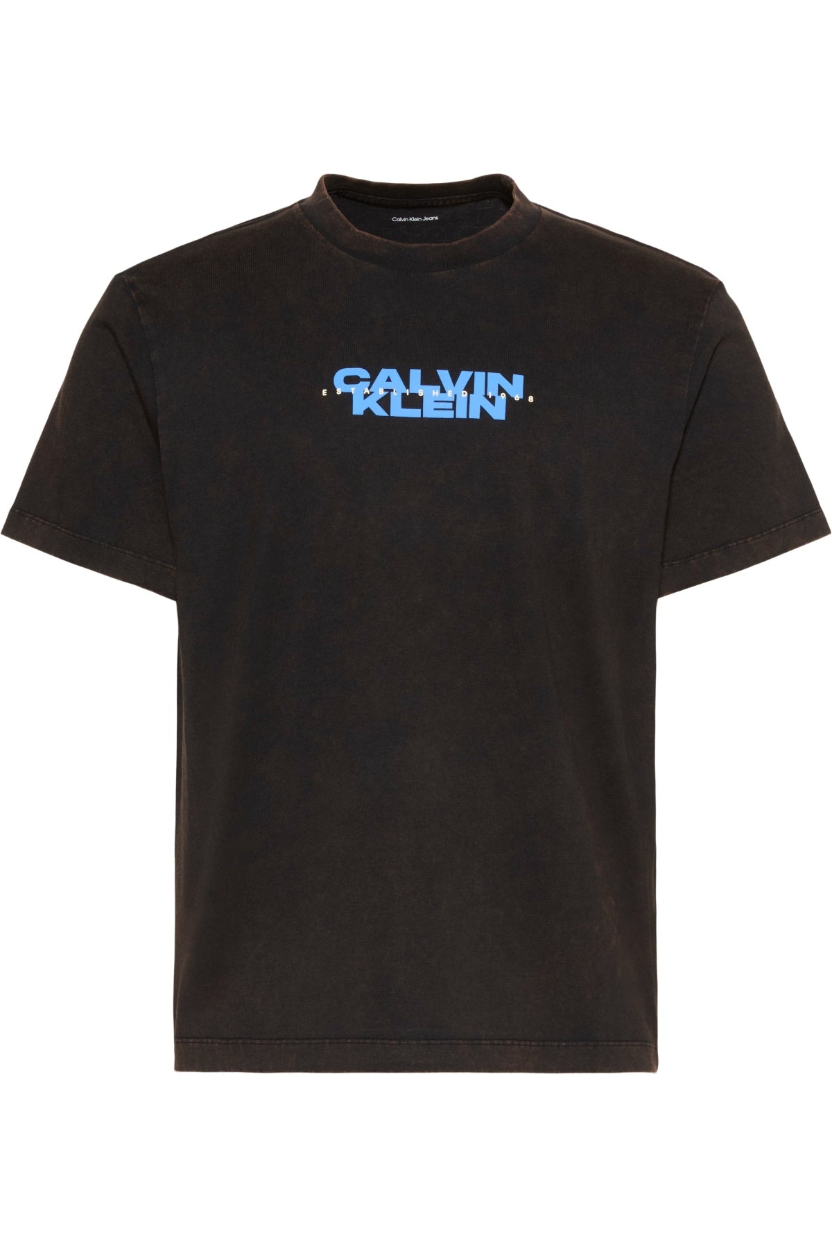 CALVIN KLEIN LV04RG834G WASHED SPINE GRAPHIC TEE en color NEGRO (3)