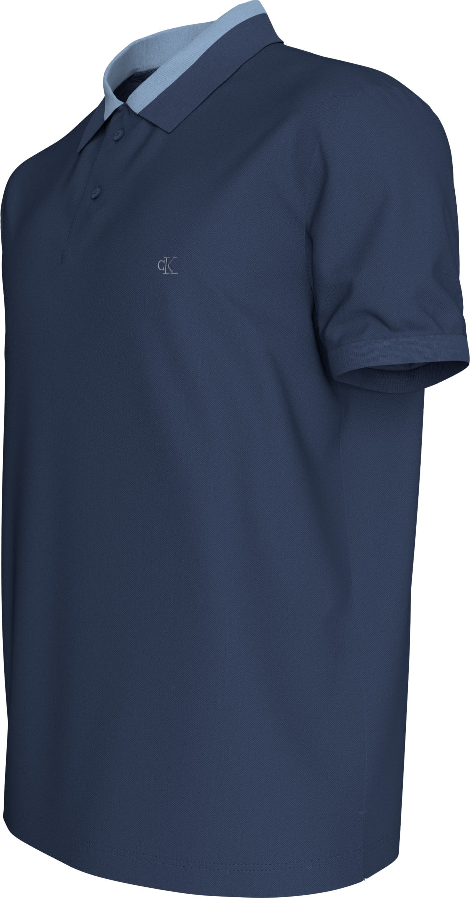 CALVIN KLEIN LV04RG234G CASUAL PIQUE COLLAR BLOC en color AZUL (3)