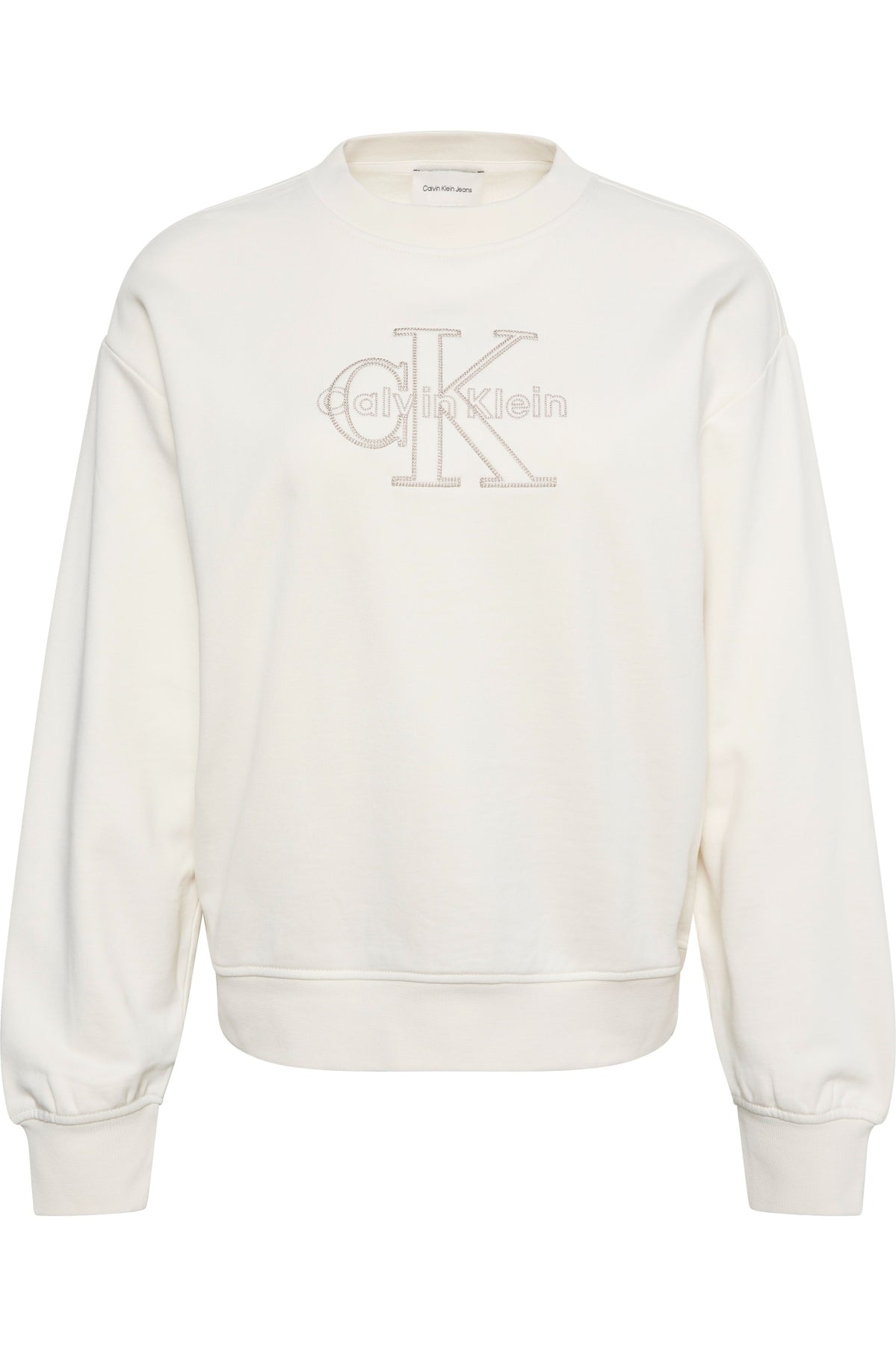 CALVIN KLEIN LV047G820G LS BABY TERRY SEASONAl en color BLANCO (1)