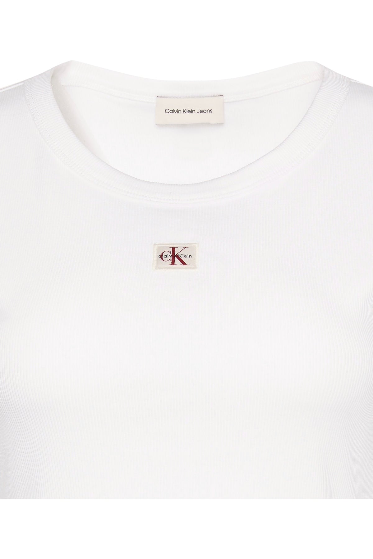 CALVIN KLEIN LV047C200G WOVEN LABEL 2X2 BABY en color BLANCO (3)