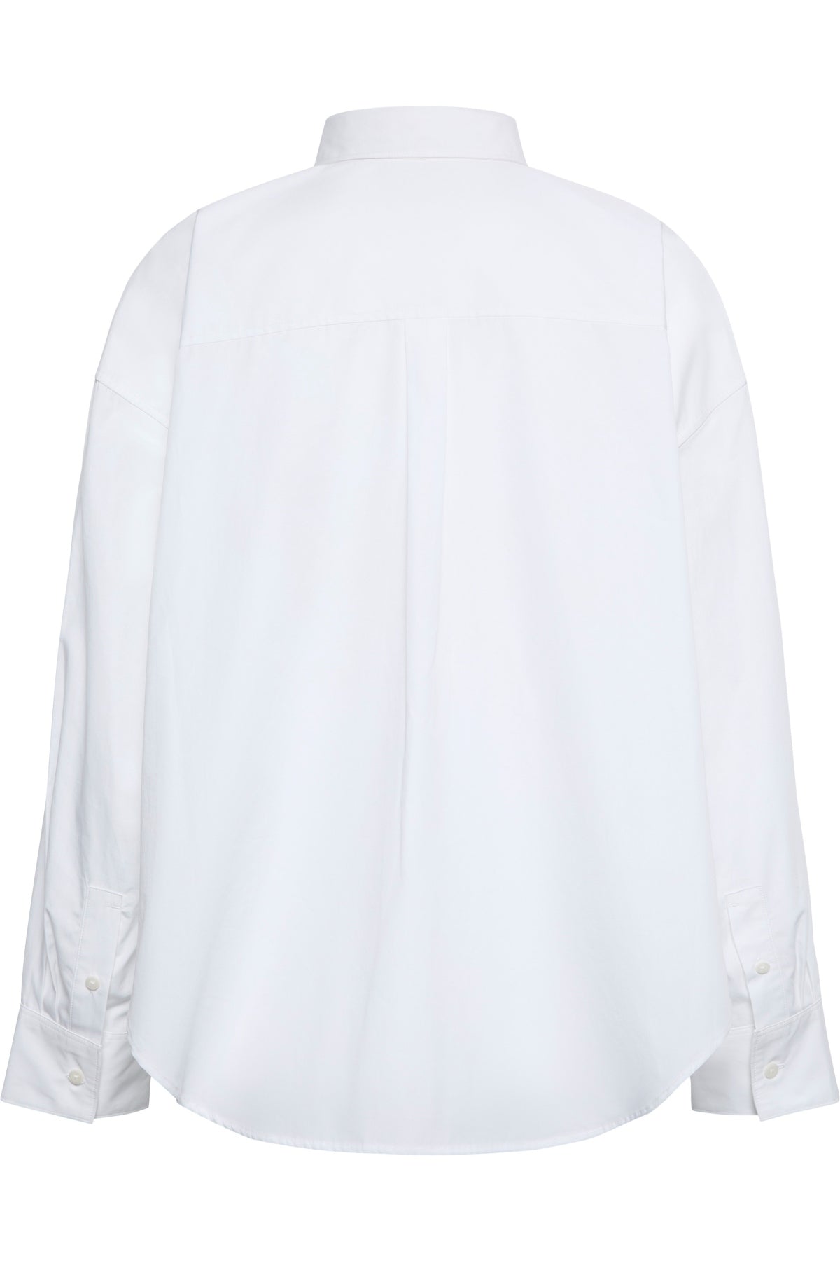CALVIN KLEIN LV047F104G COTTON POPLIN CROPPED en color BLANCO (1)