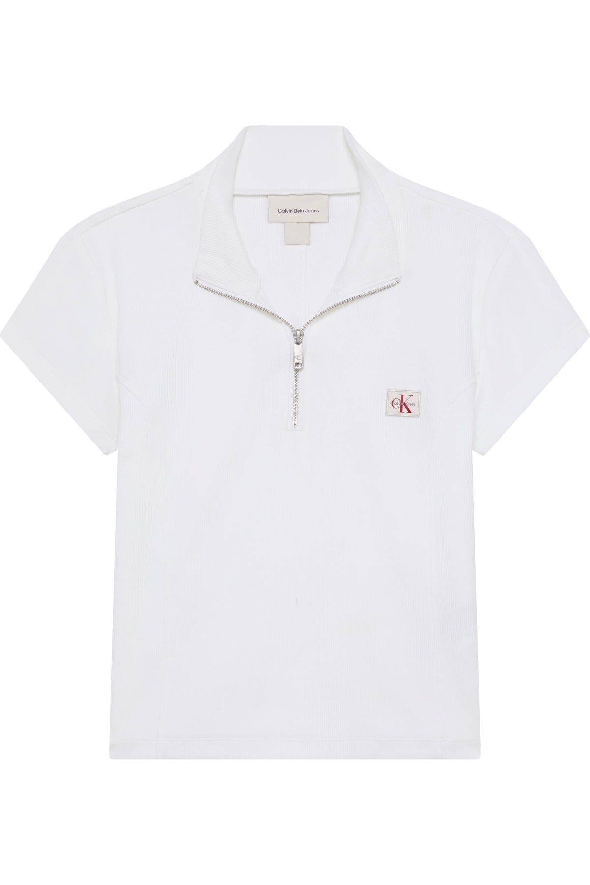 CALVIN KLEIN LV047G240G SS WOVEN LABEL 2X2 BABY en color BLANCO (1)