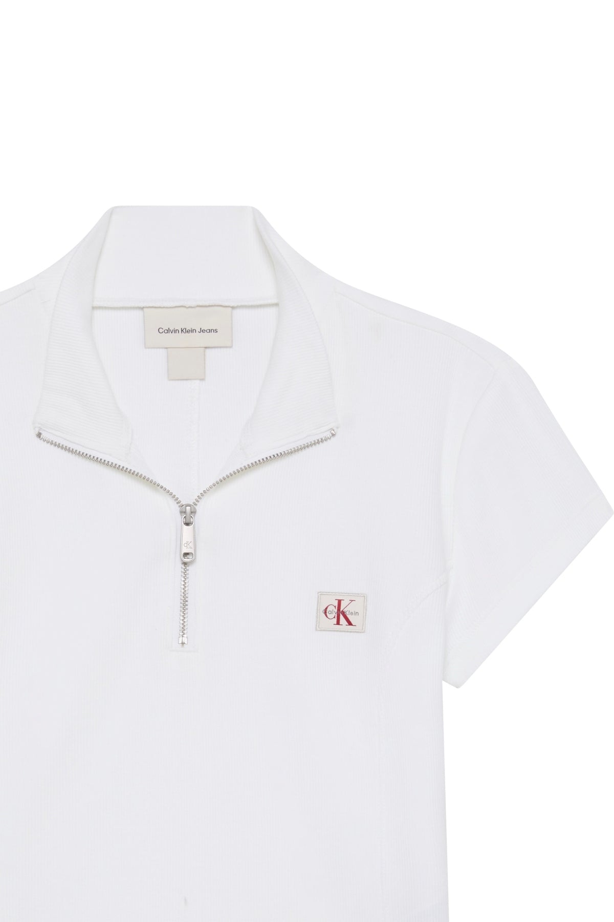 CALVIN KLEIN LV047G240G SS WOVEN LABEL 2X2 BABY en color BLANCO (3)