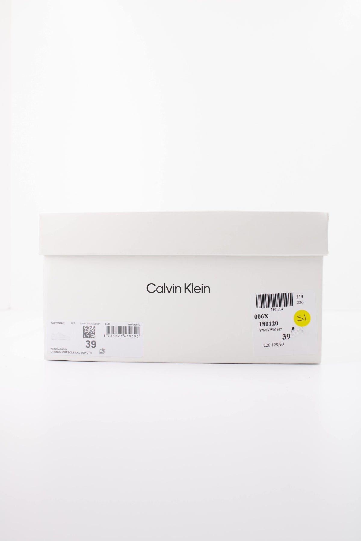 CALVIN KLEIN CHUNKY CUPSOLE LACEUP en color BLANCO (6)