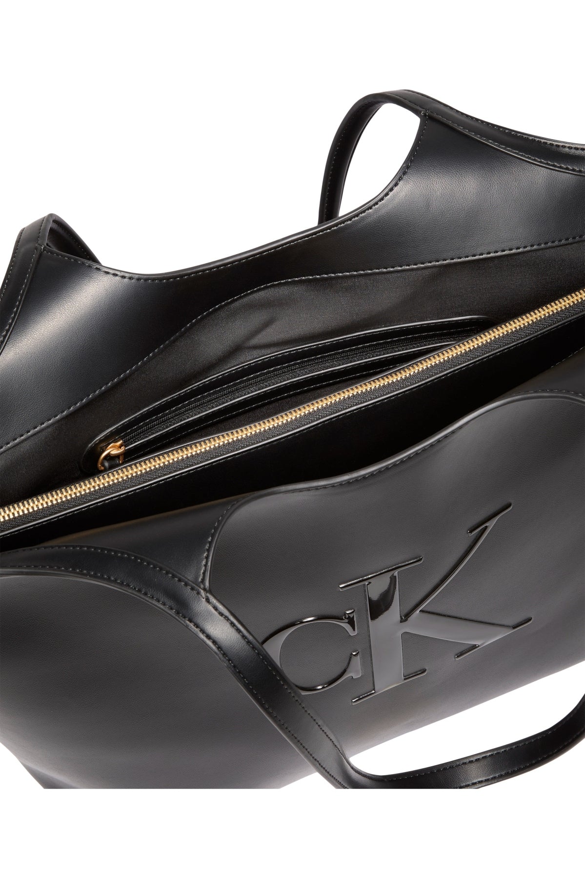 CALVIN KLEIN LV04F3562G BOLD CK SHOPPER en color NEGRO (3)