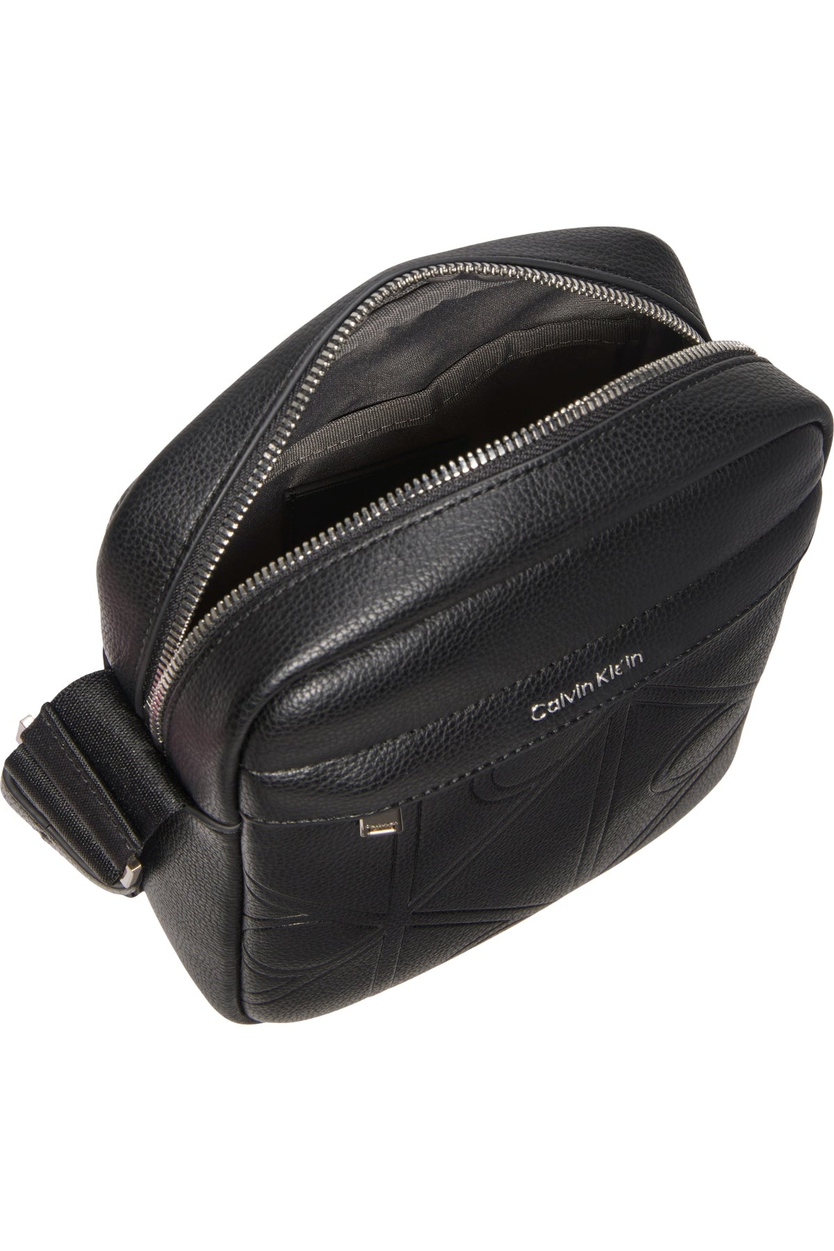 CALVIN KLEIN LV04D3331G EMBLEM AOP EMBOSS REPORT en color NEGRO (3)