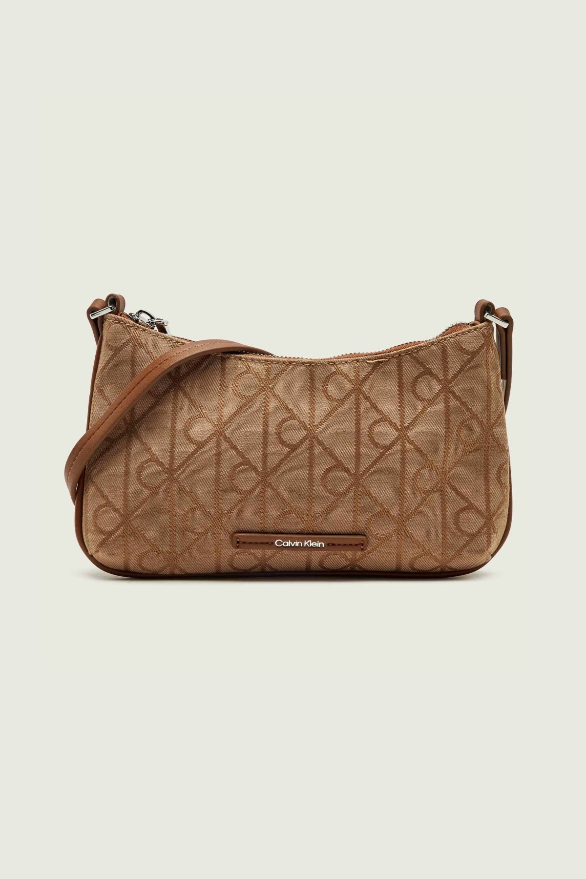 CALVIN KLEIN LV04F1164G EMBLEM AOP JACQUARD MINI en color MARRON CLARO (1)