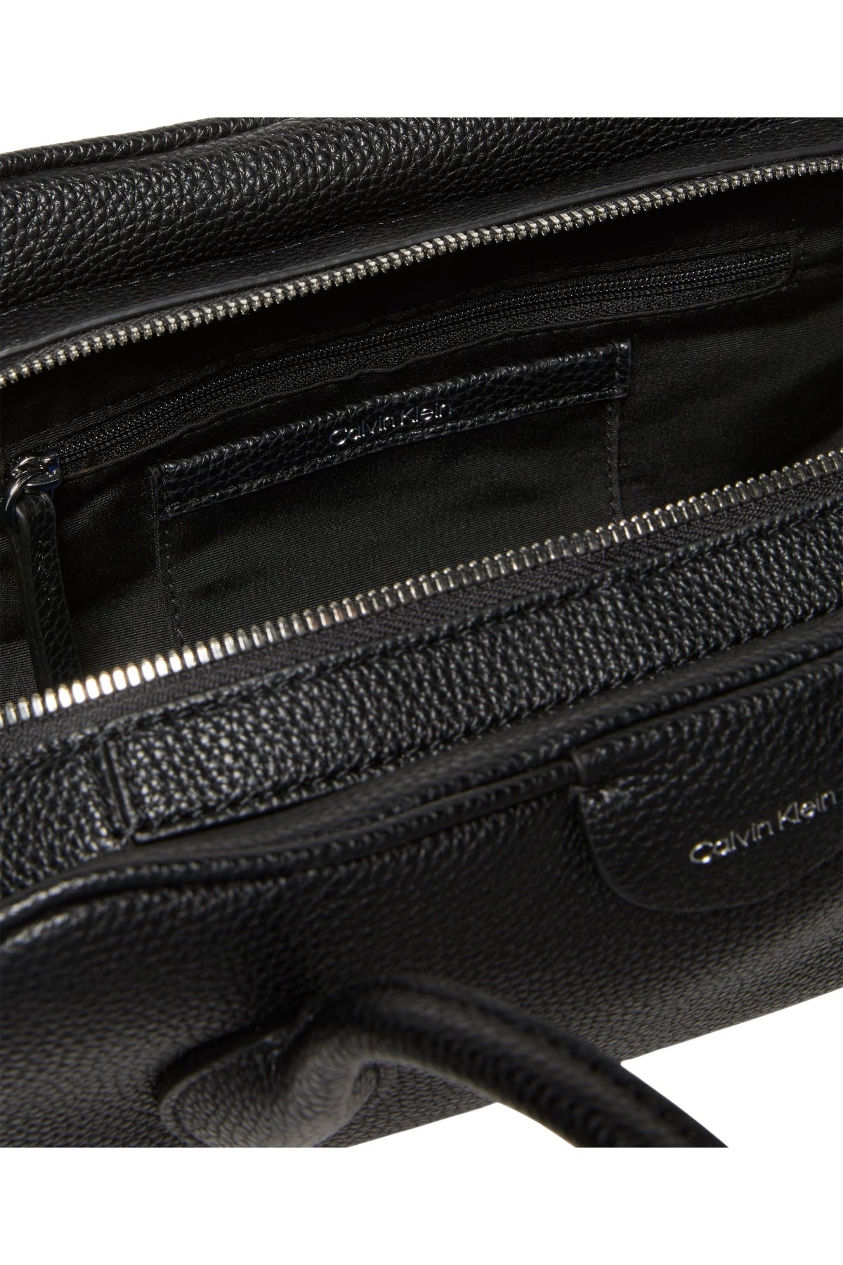 CALVIN KLEIN LV04F3743G EMBLEM TRIO PEBBLE BAG en color NEGRO (3)
