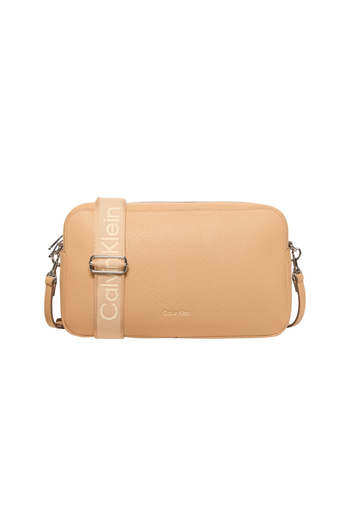 CALVIN KLEIN LV04F3642G WEBBING 2X STRAP CAMERA en color MARRON CLARO (1)