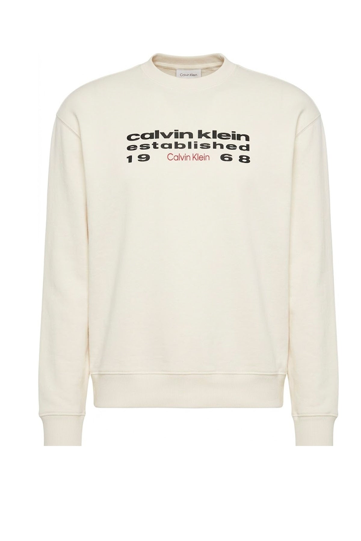 CALVIN KLEIN LV04RG203G TERRY EU GRAPHIC CREWNEC en color BLANCO (1)
