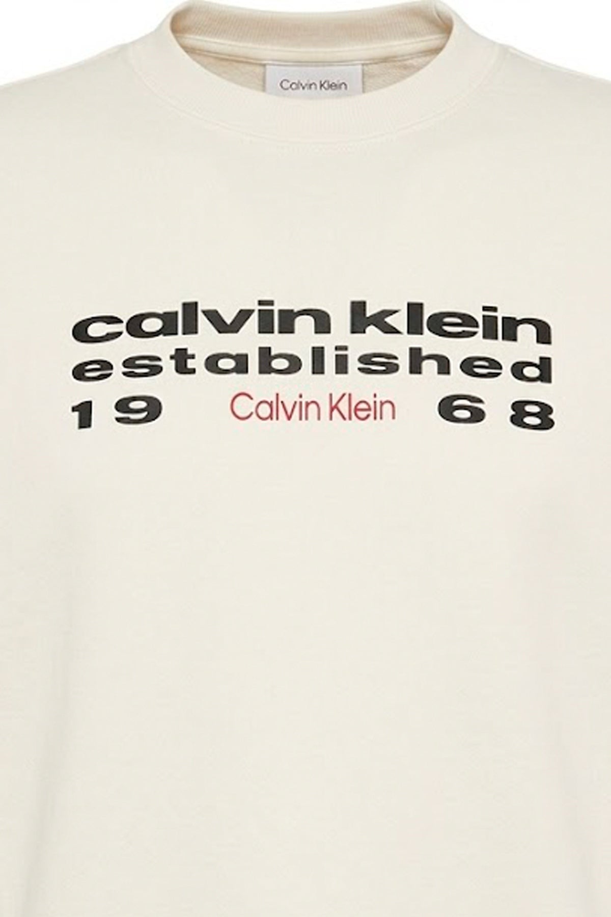 CALVIN KLEIN LV04RG203G TERRY EU GRAPHIC CREWNEC en color BLANCO (3)