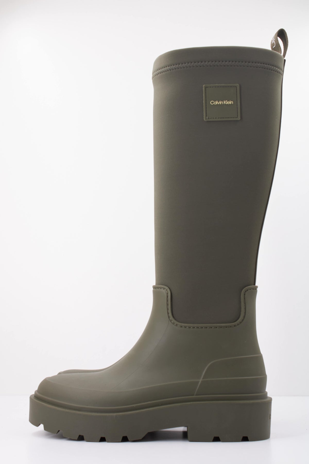 CALVIN KLEIN RAINBOOT HIGH RUBBER NEO en color VERDE (1)