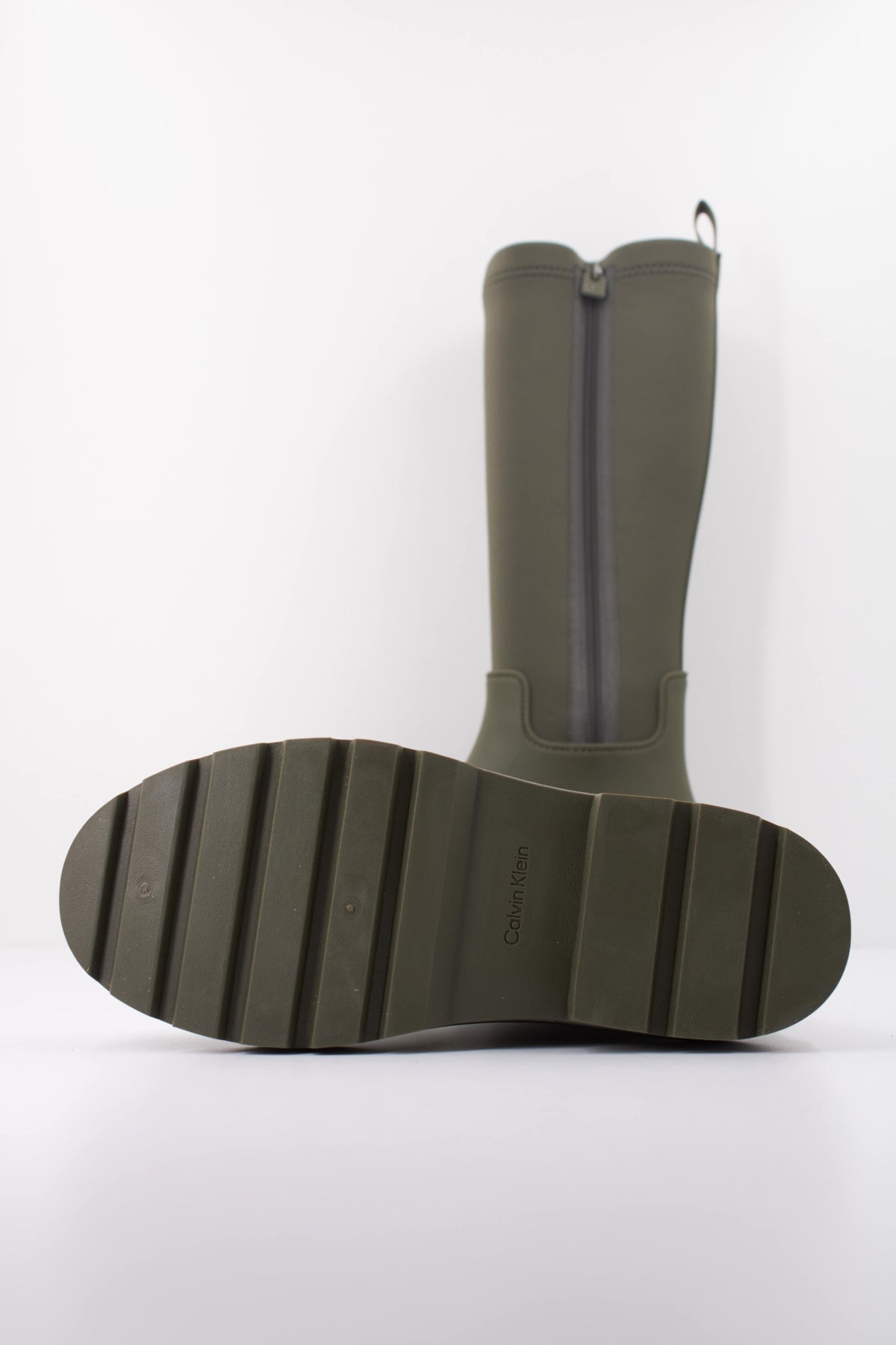 CALVIN KLEIN RAINBOOT HIGH RUBBER NEO en color VERDE (5)