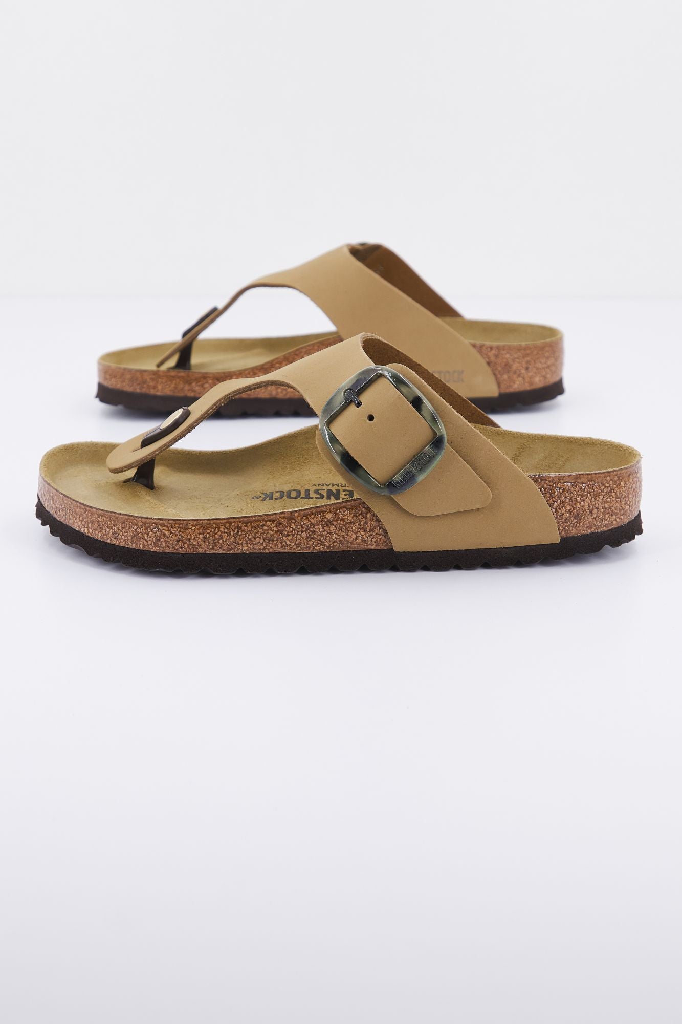 BIRKENSTOCK GIZEH BIG BUCKLE NU MUD en color VERDE (2)