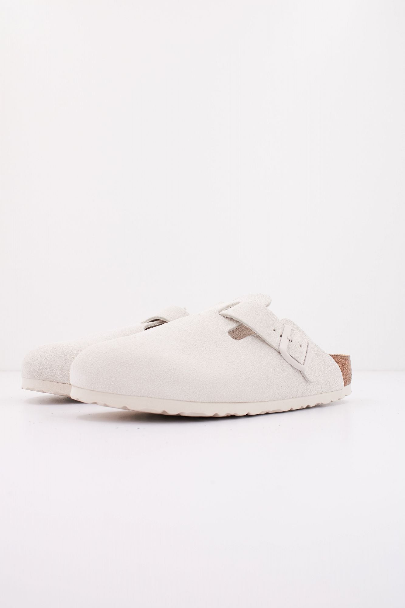 BIRKENSTOCK BOSTON SUEDE LEATHER en color BLANCO (2)
