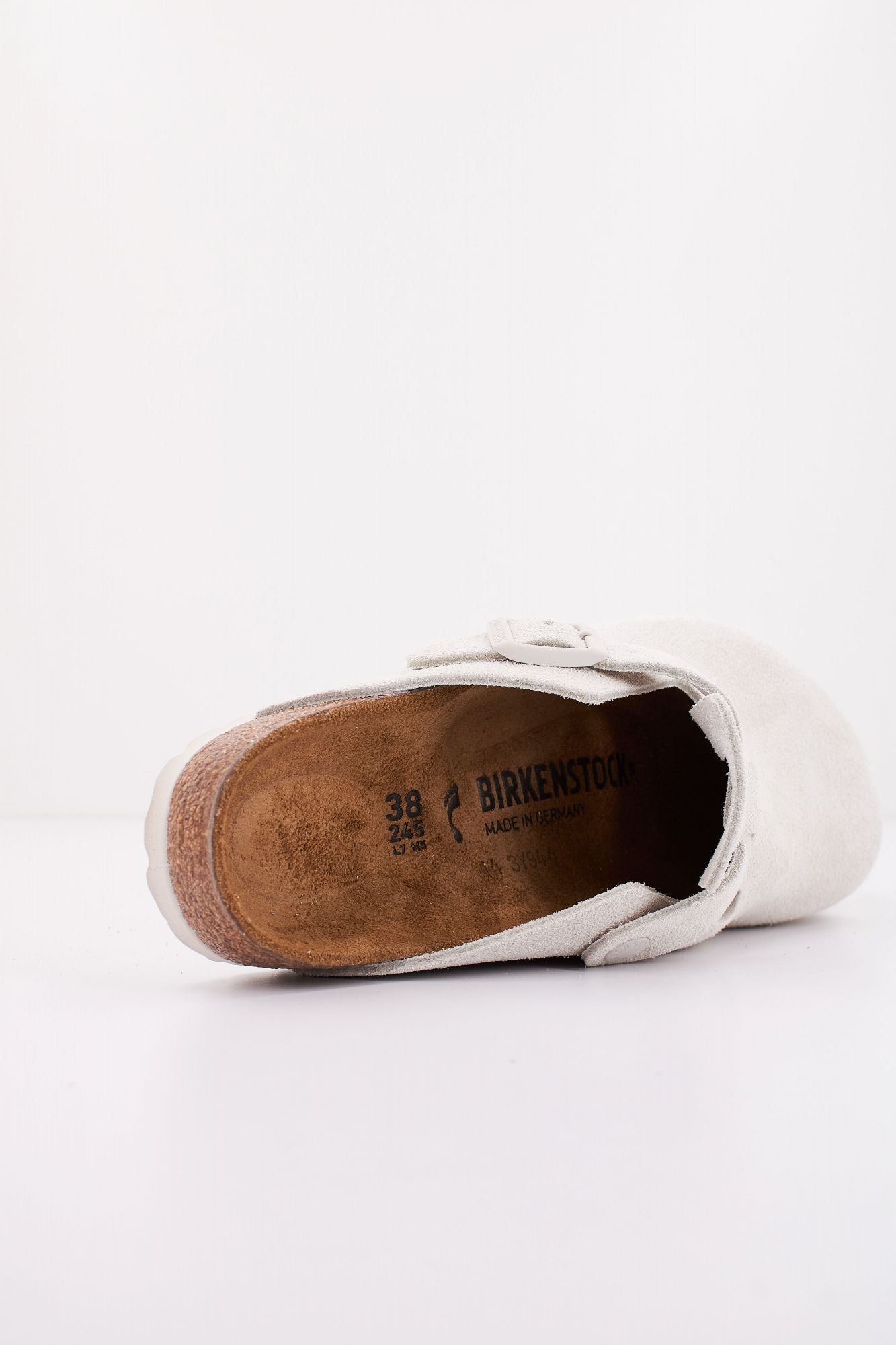 BIRKENSTOCK BOSTON SUEDE LEATHER en color BLANCO (4)