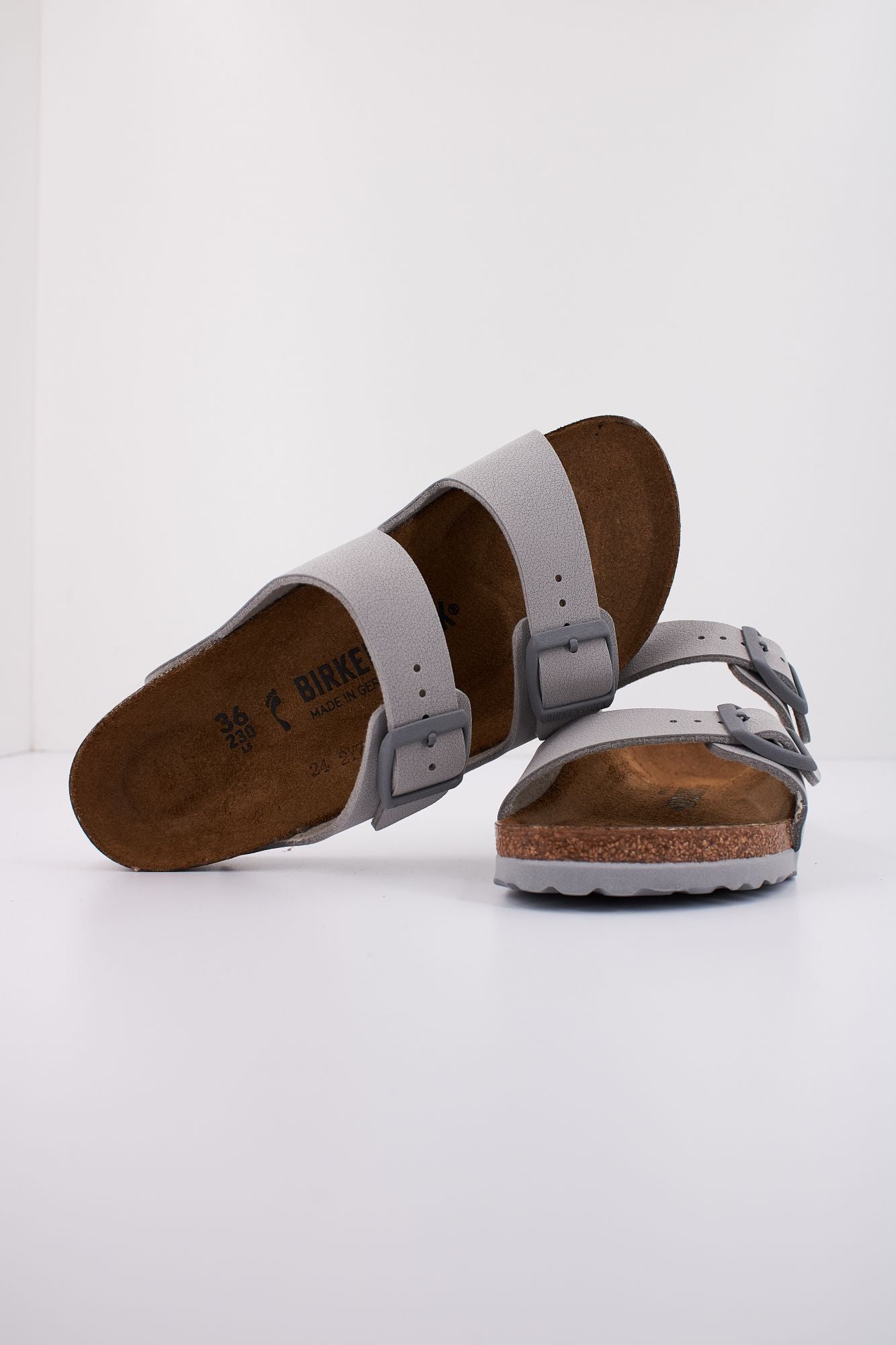 BIRKENSTOCK ARIZONA BIRKO-FLOR en color GRIS (4)