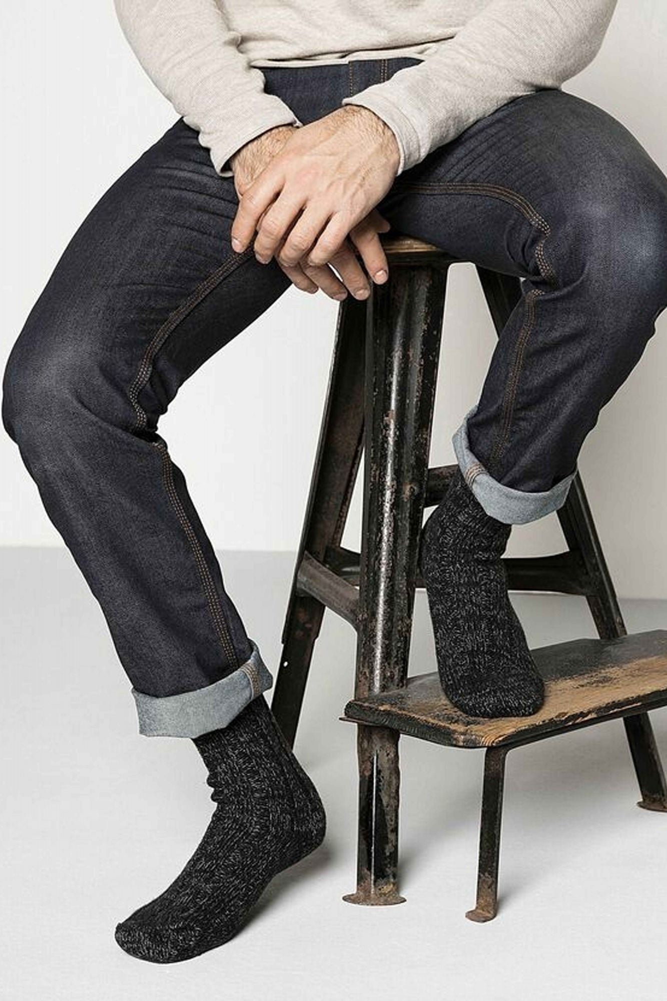 BIRKENSTOCK COTTON TWIST MEN en color NEGRO (4)