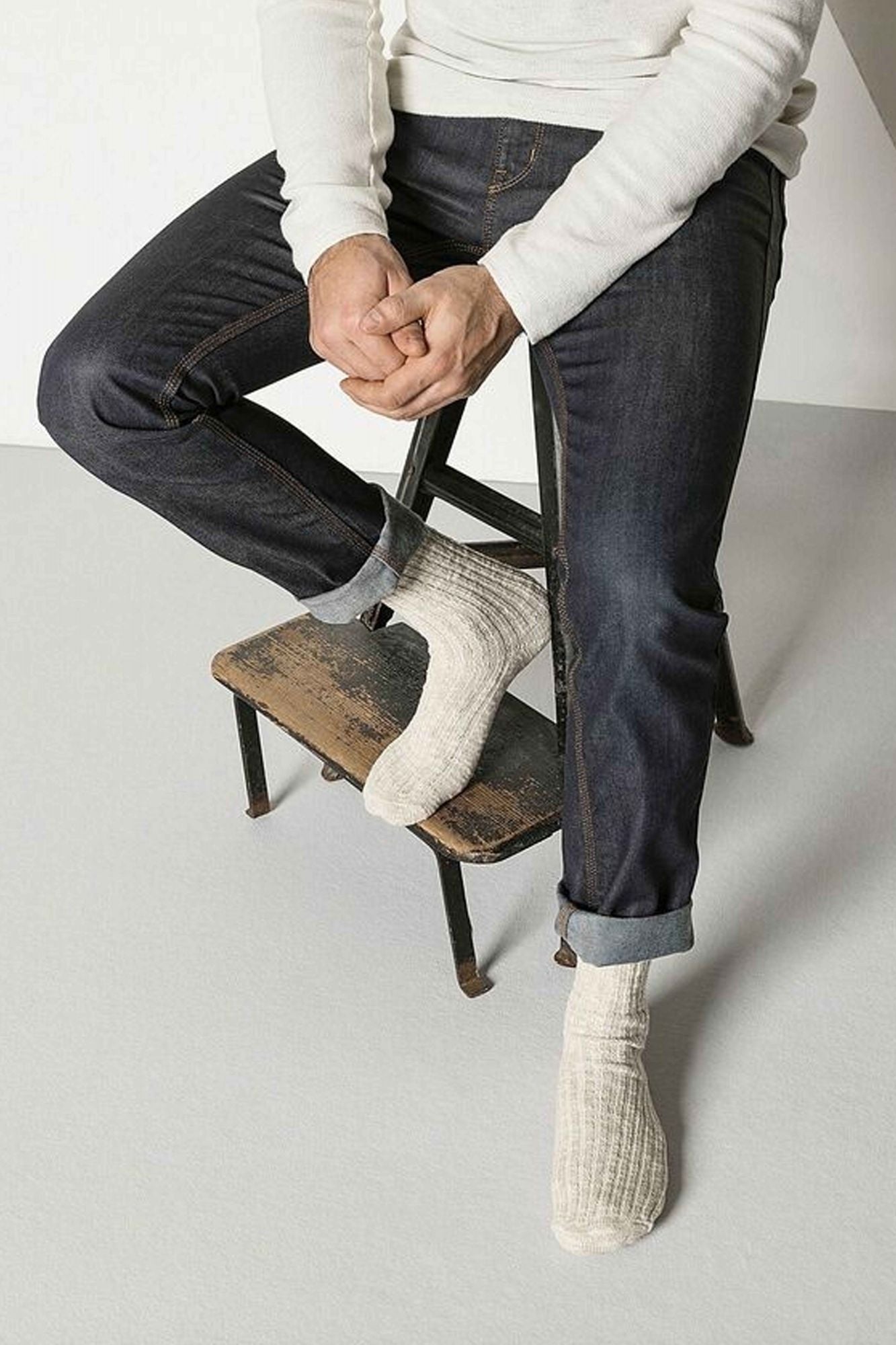 BIRKENSTOCK COTTON SLUB MEN en color BEIS (4)