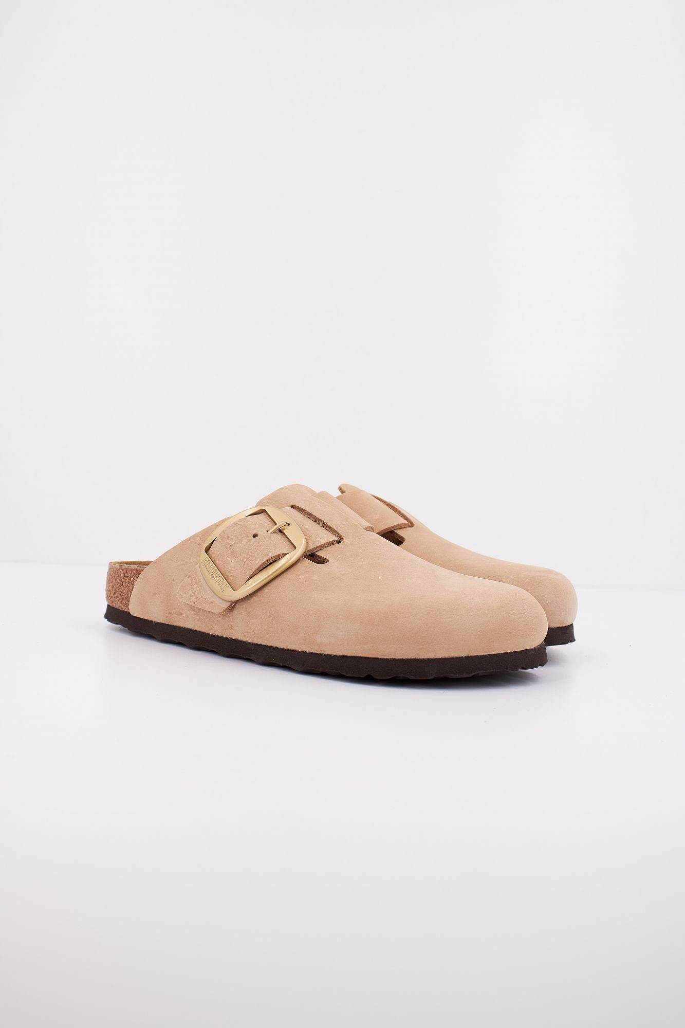 BIRKENSTOCK  BOSTON BIG BUCKLE en color MARRON CLARO (2)