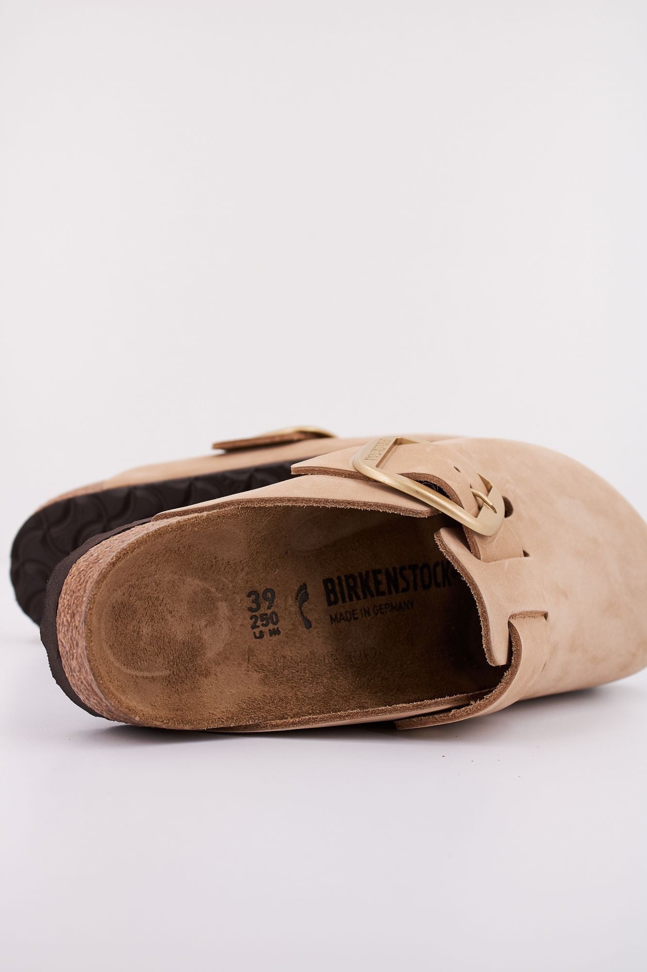 BIRKENSTOCK  BOSTON BIG BUCKLE en color MARRON CLARO (5)