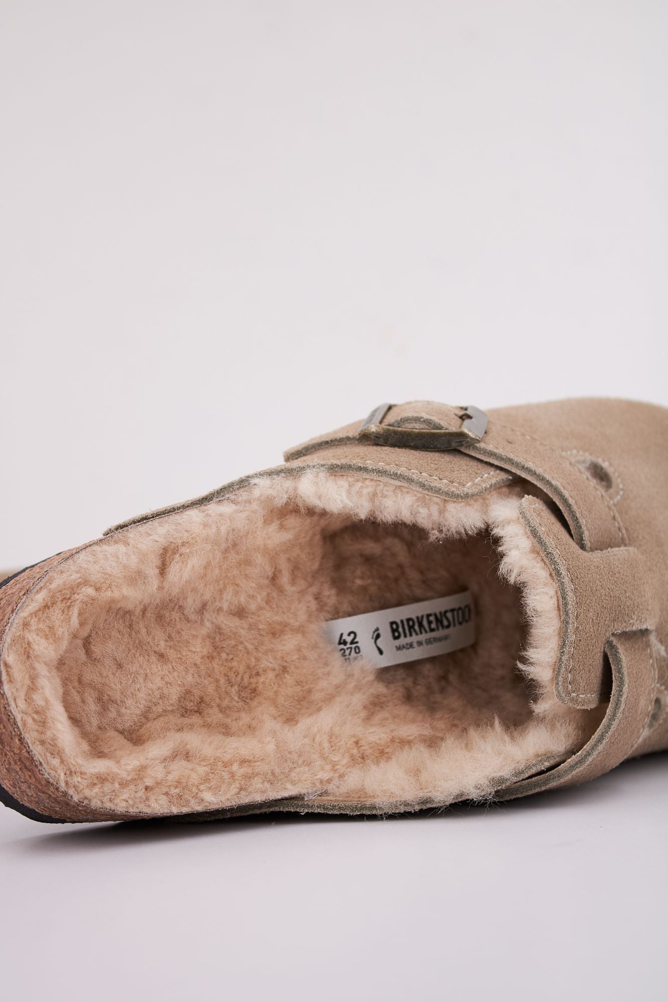 BIRKENSTOCK BOSTON en color MARRON CLARO (5)