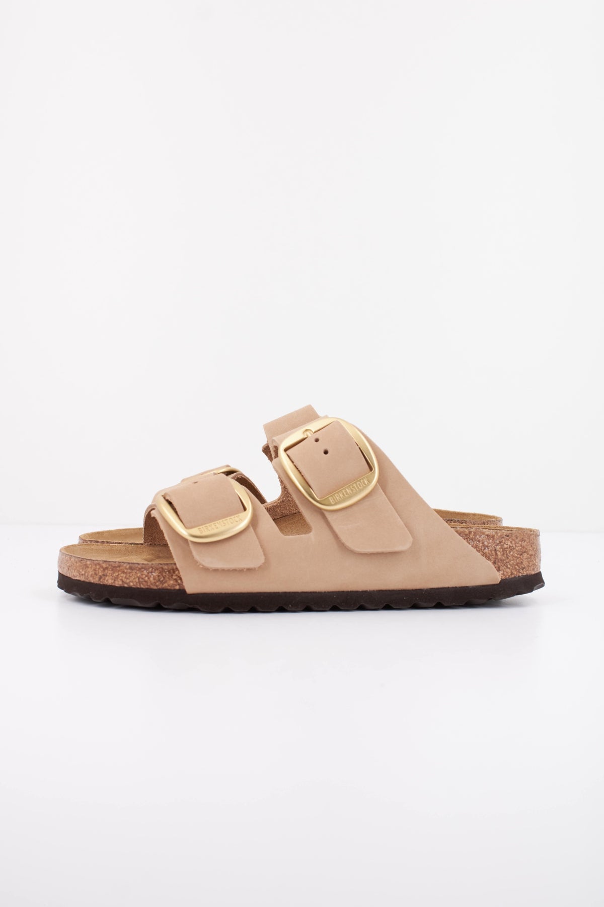 BIRKENSTOCK BIG BUCKLE NUBUCK en color MARRON CLARO (1)