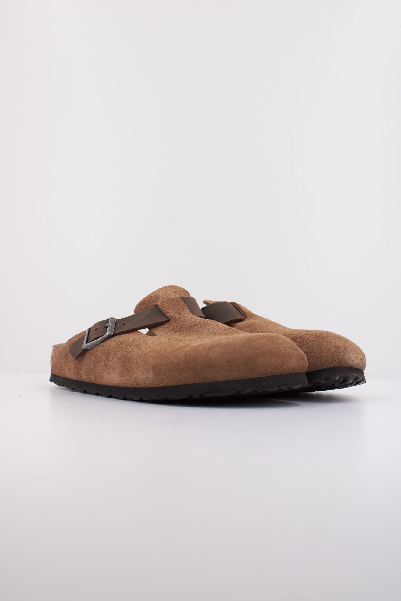 BIRKENSTOCK BOSTON BS MIXED en color MARRON CLARO (2)
