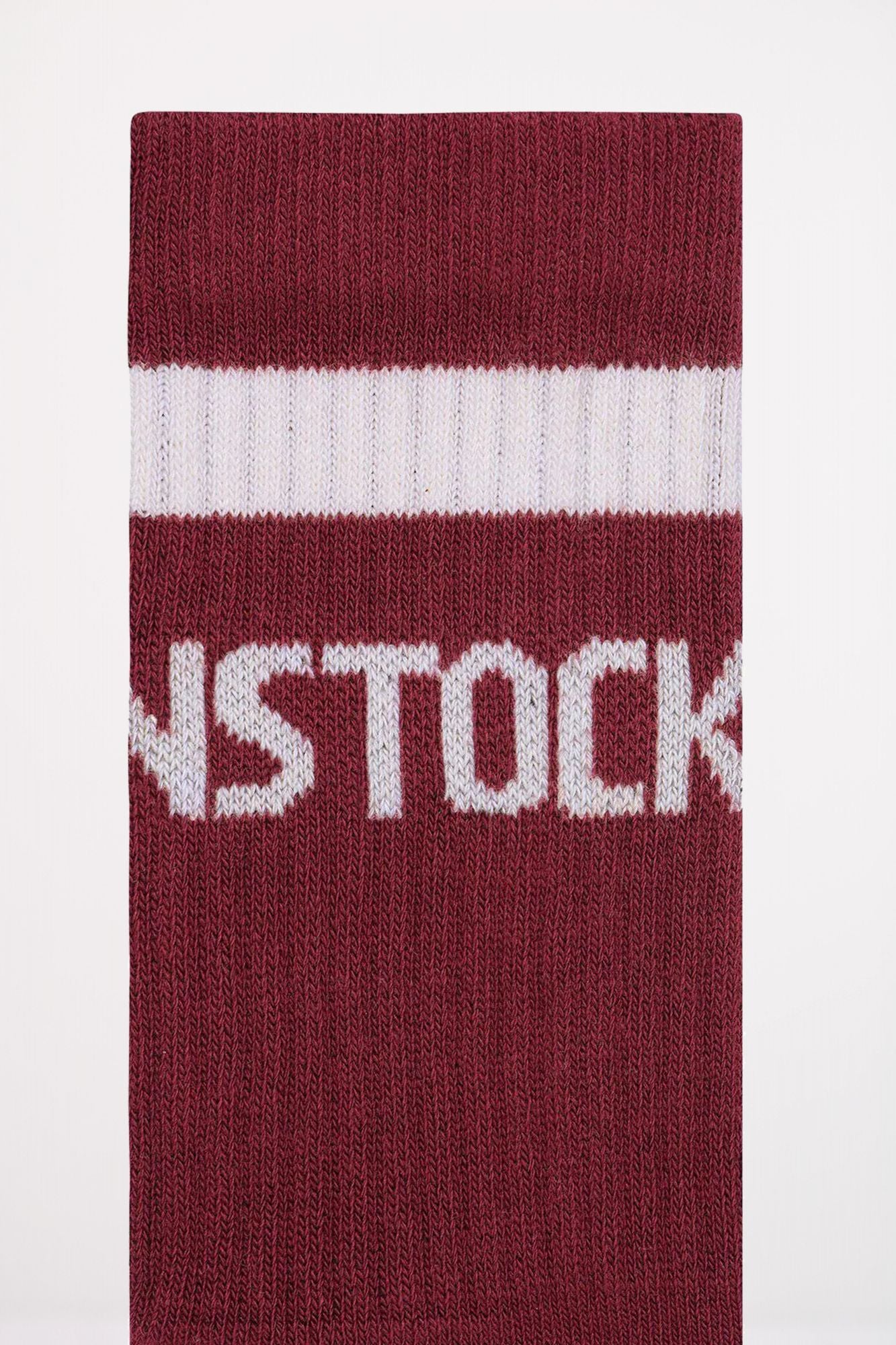 BIRKENSTOCK COTTON TENNIS SOCKS en color BURDEOS (2)