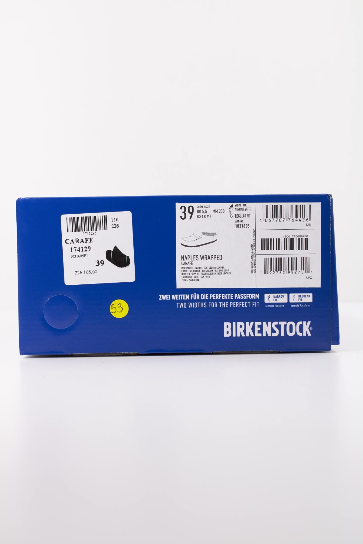 BIRKENSTOCK NAPLES WRAPPED SUEDE en color MARRON (6)