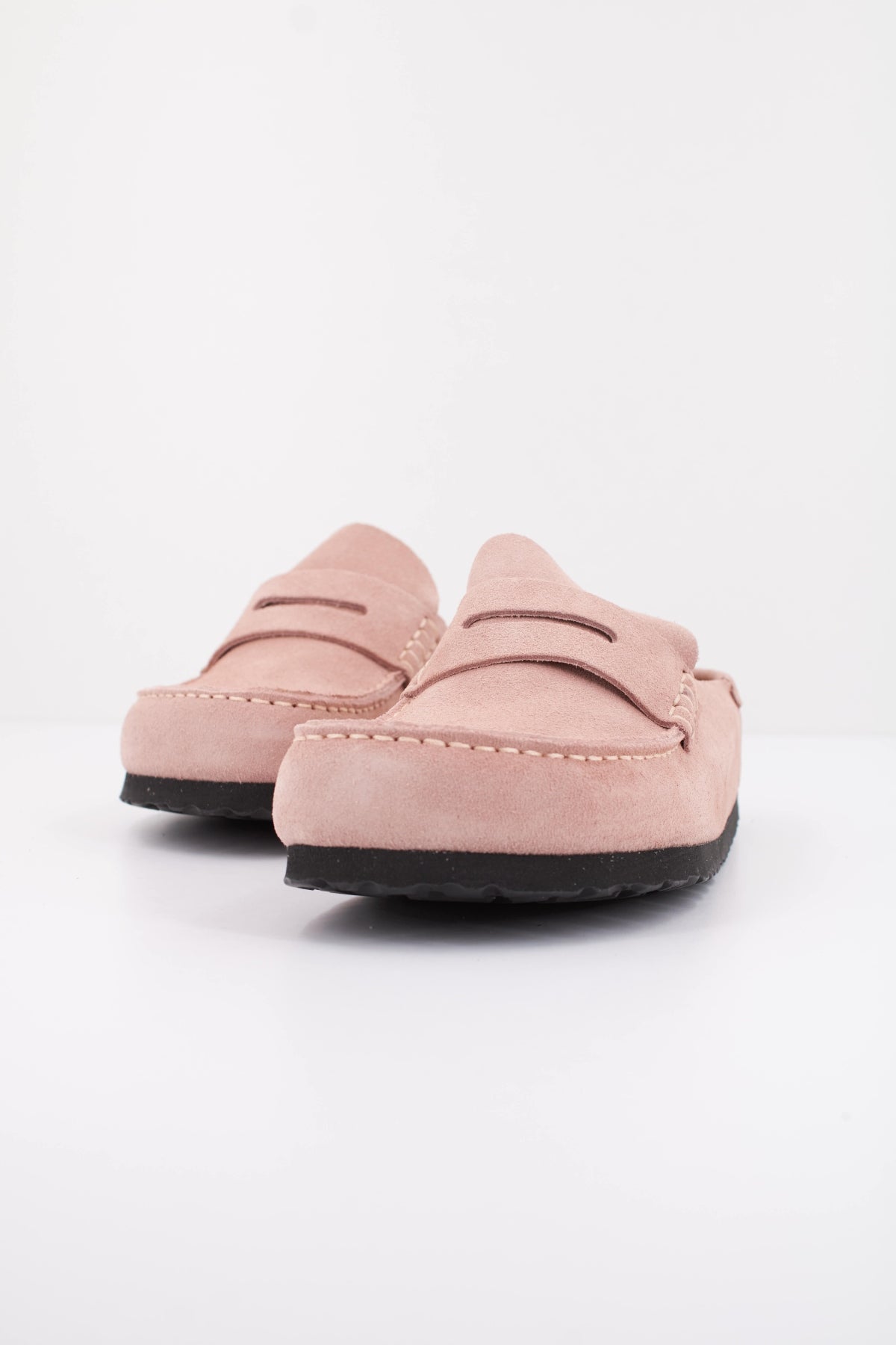 BIRKENSTOCK NAPLES WRAPPED SUEDE LEAT en color ROSA (2)