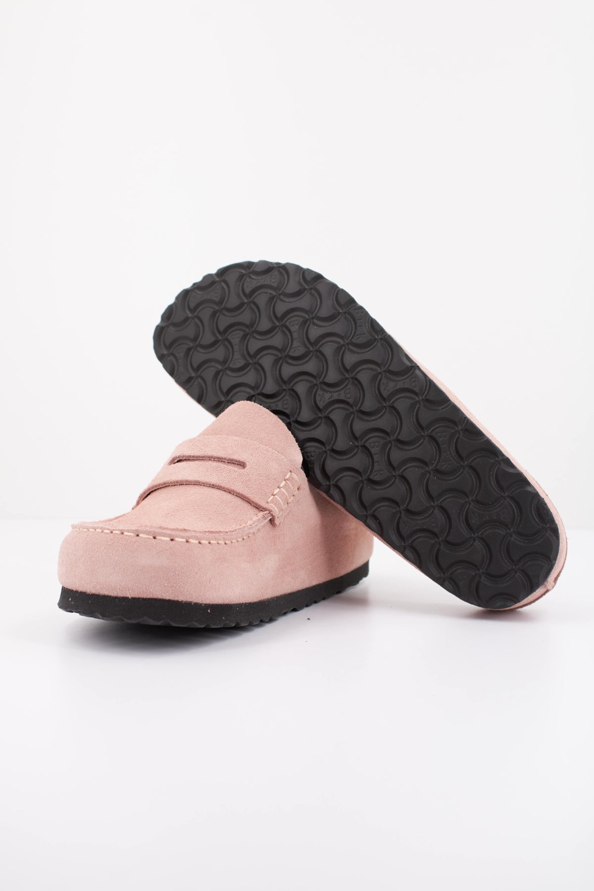 BIRKENSTOCK NAPLES WRAPPED SUEDE LEAT en color ROSA (5)