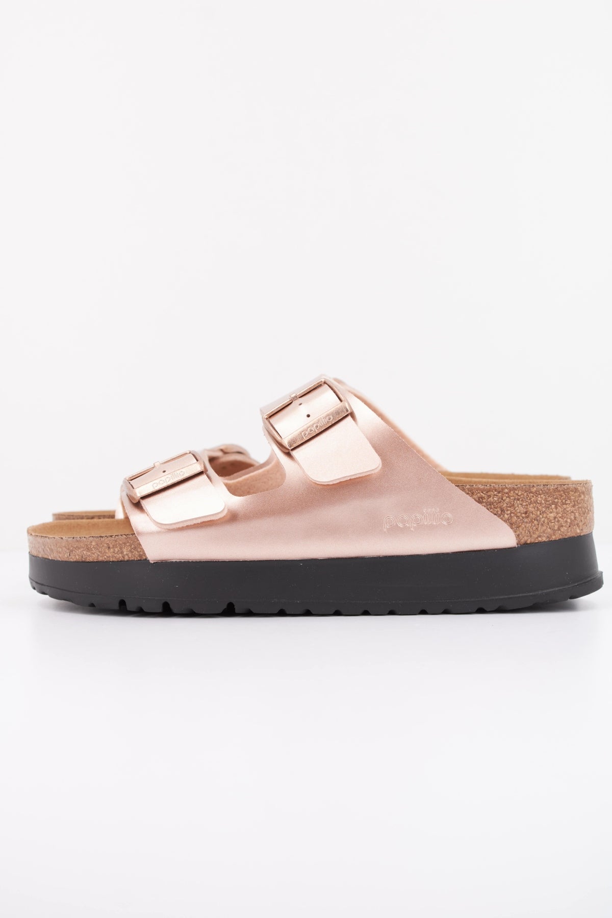 BIRKENSTOCK ARIZONA PAP FLEX PLATFORM en color BRONCE (1)