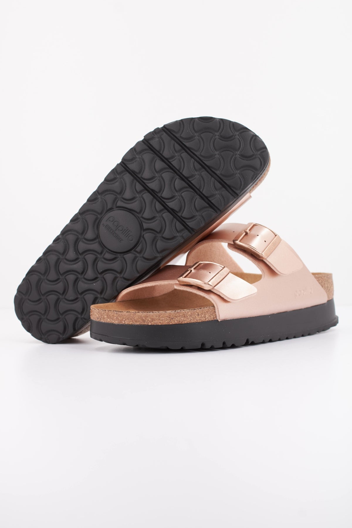 BIRKENSTOCK ARIZONA PAP FLEX PLATFORM en color BRONCE (5)