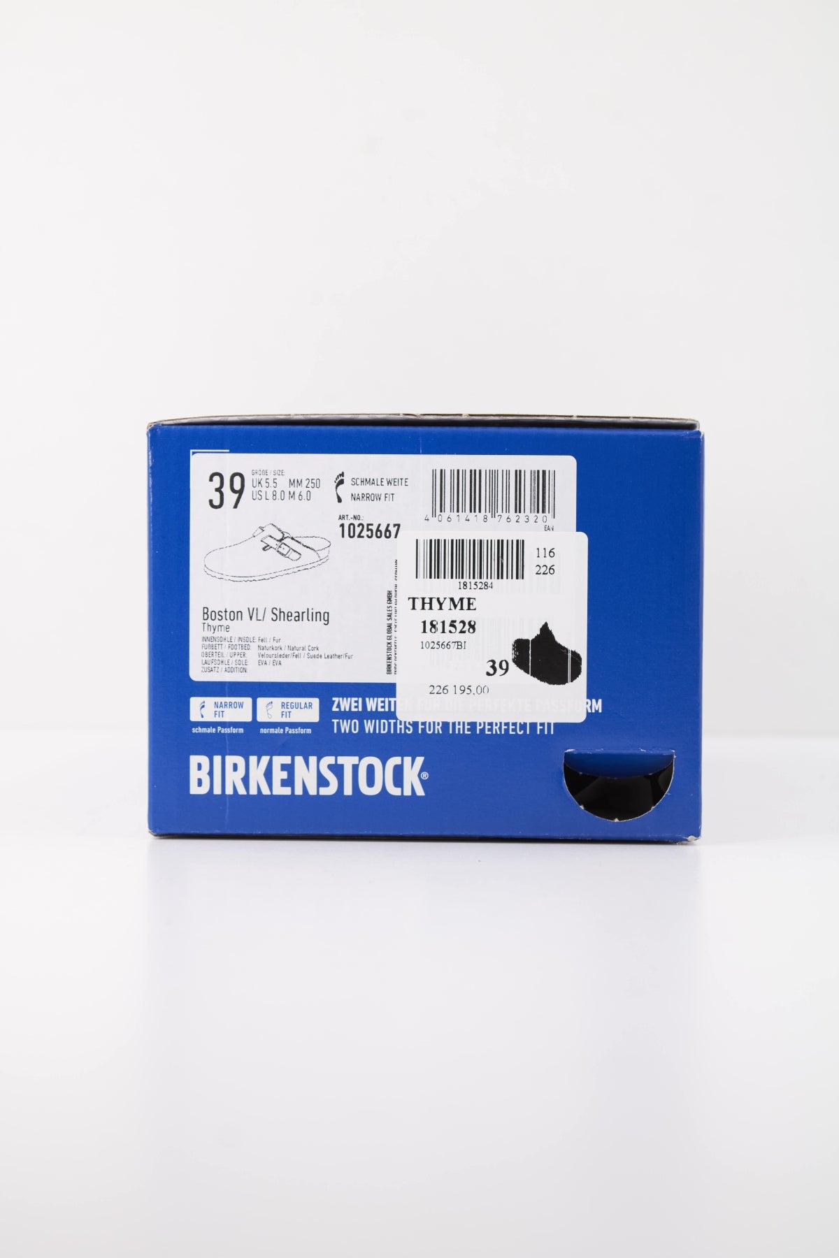 BIRKENSTOCK BOSTON SHEARLING 1025667 en color VERDE (6)