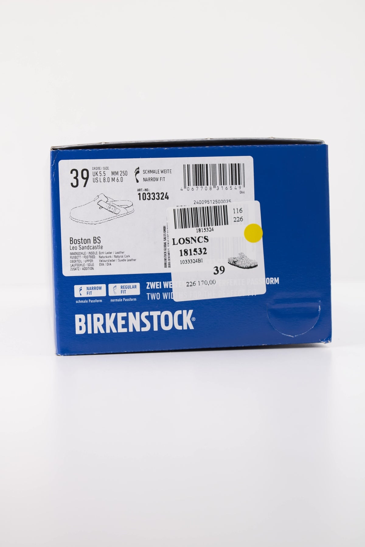 BIRKENSTOCK 1033324BI BOSTON SUEDE LEATHER en color ANIMAL PRINT (6)
