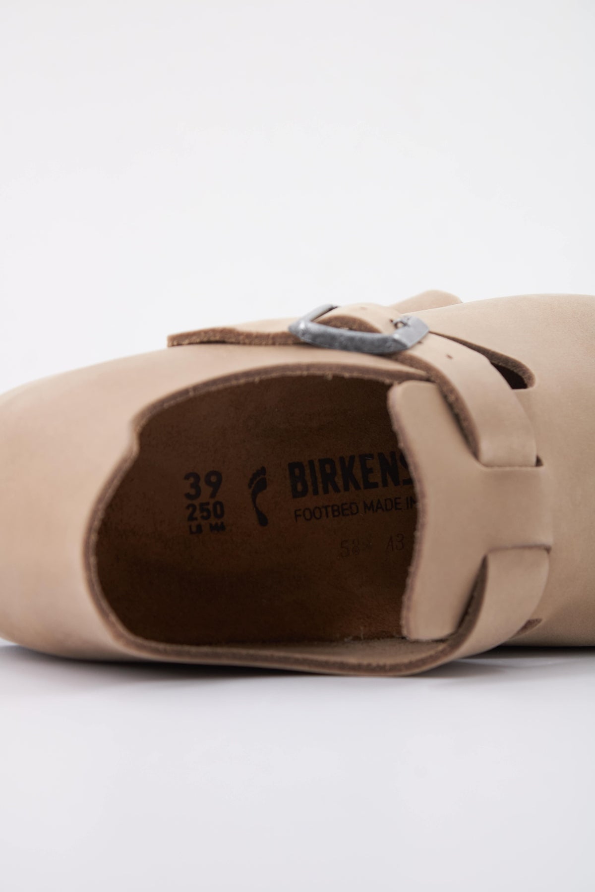 BIRKENSTOCK 1031124BI LONDON OILED LEATHER en color MARRON CLARO (5)
