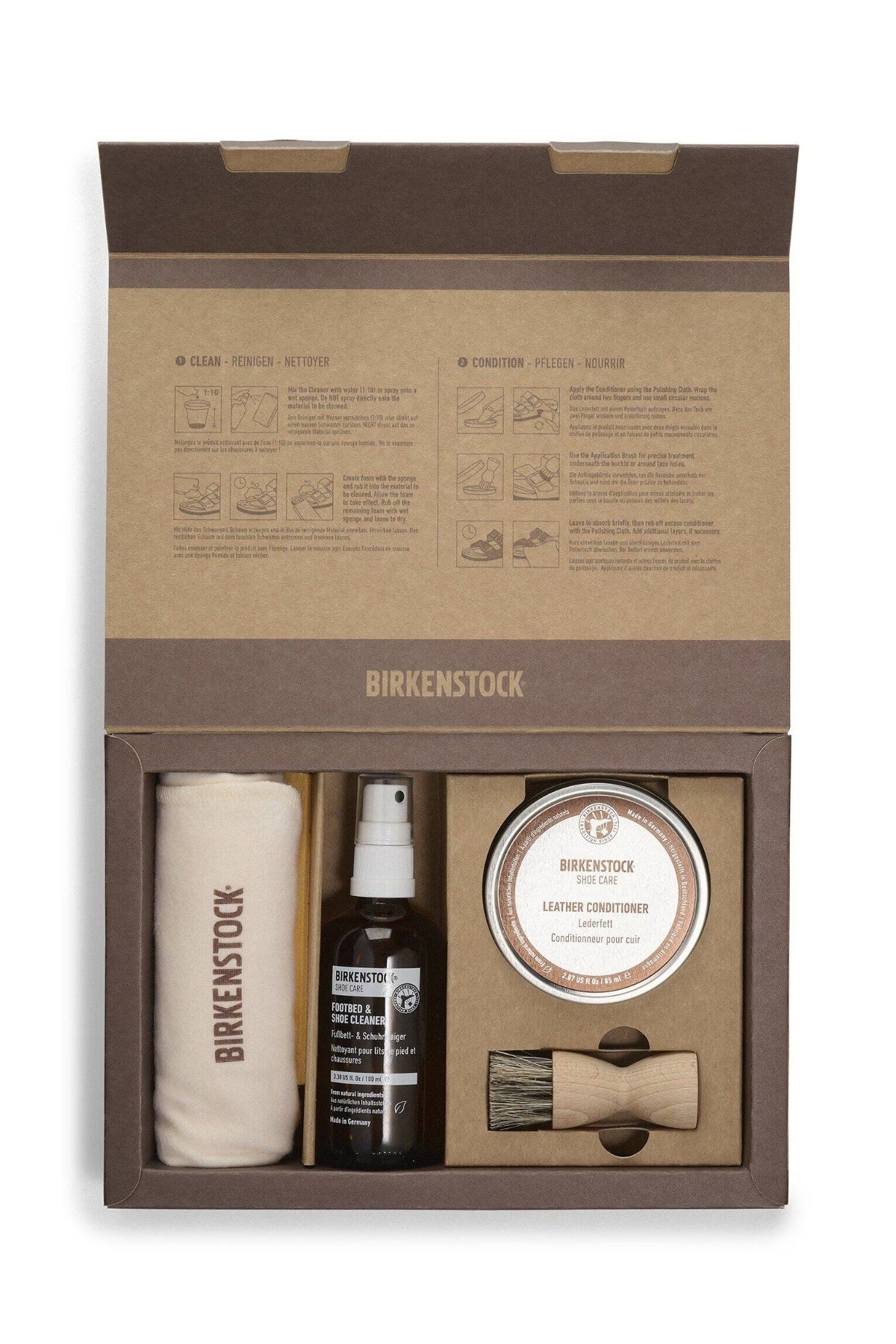 BIRKENSTOCK  OILED LEATHER CARE SET  en color MULTICOLOR (1)