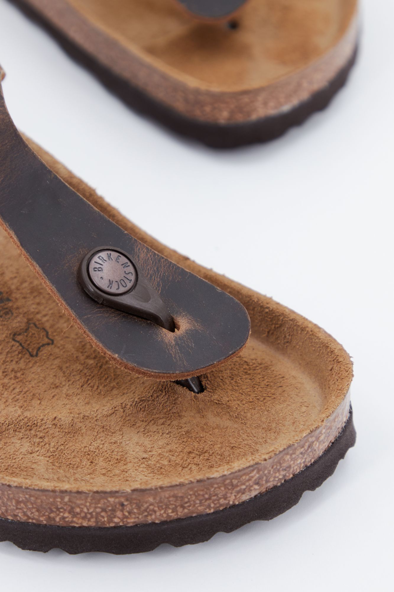 BIRKENSTOCK Gizeh NU Oiled  en color MARRON (2)