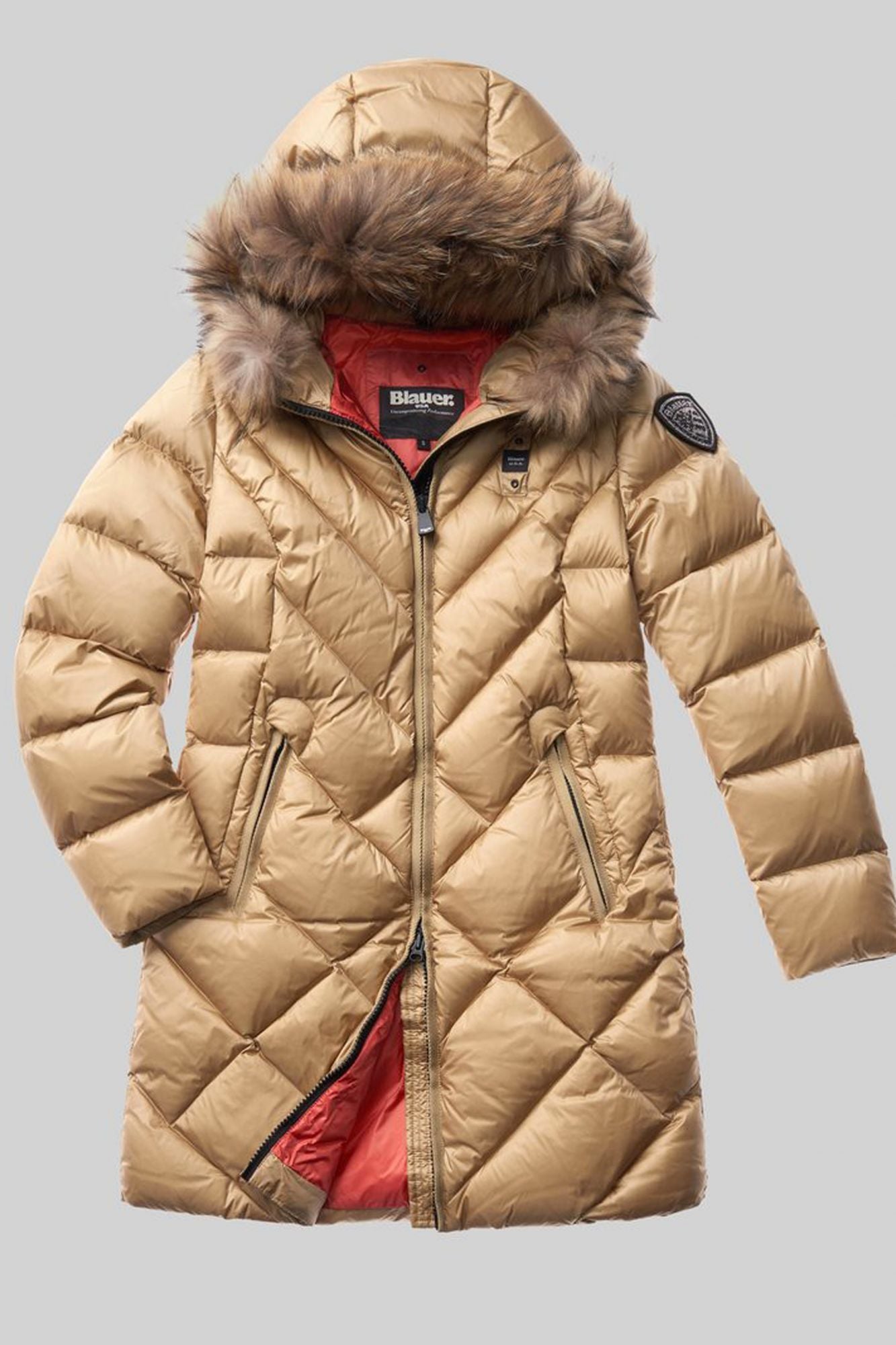 BLAUER TRENCH LUNGHI en color BRONCE (2)