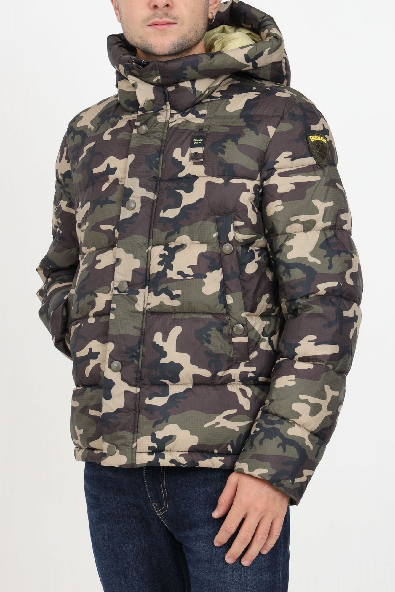 BLAUER GIUBBINI CORTI IMBOTTI en color VERDE (3)