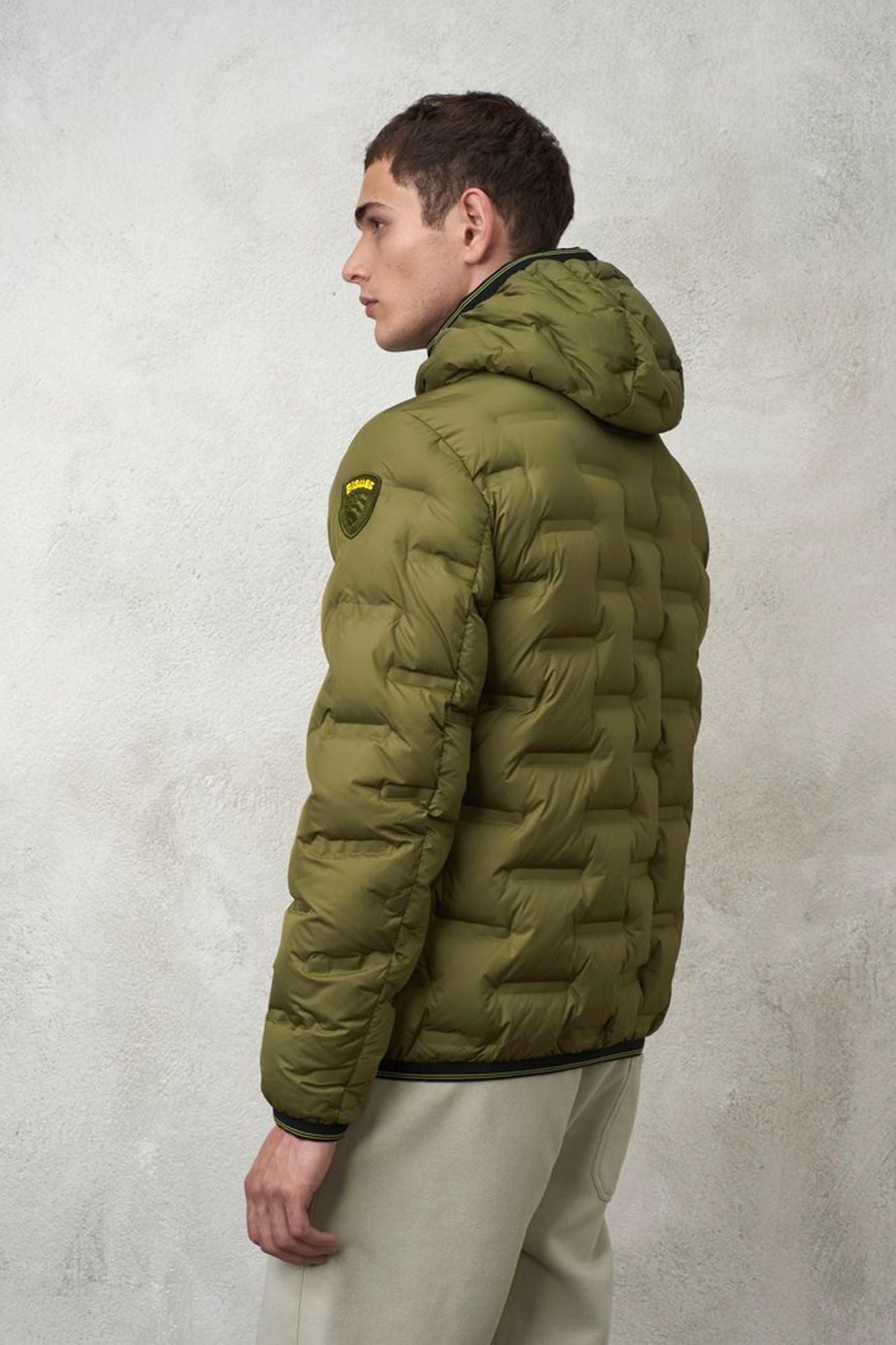 BLAUER  GIUBBINI CORTI IMBOTTITO en color VERDE (4)