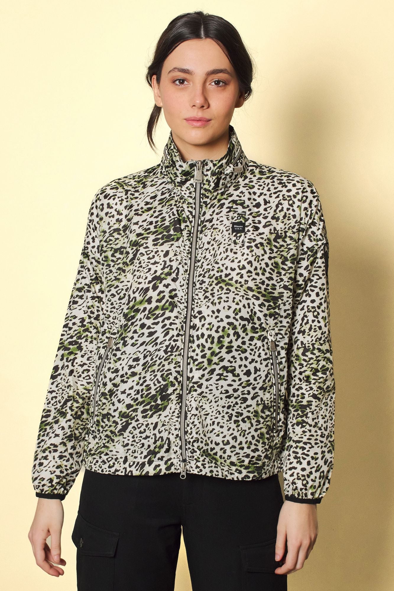 BLAUER  GIUBBINI CORTI SFODERA en color ANIMAL PRINT (1)