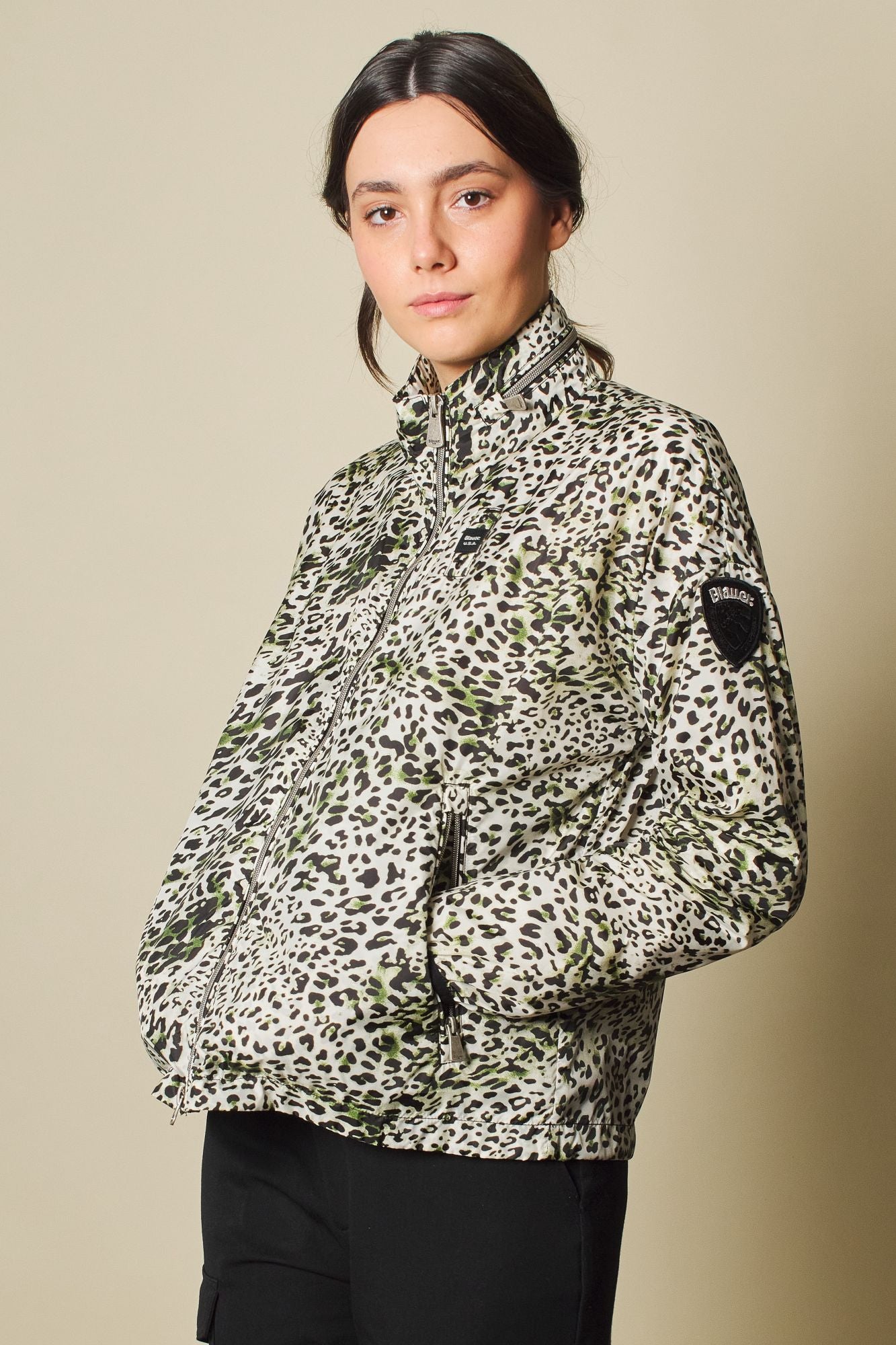 BLAUER  GIUBBINI CORTI SFODERA en color ANIMAL PRINT (2)