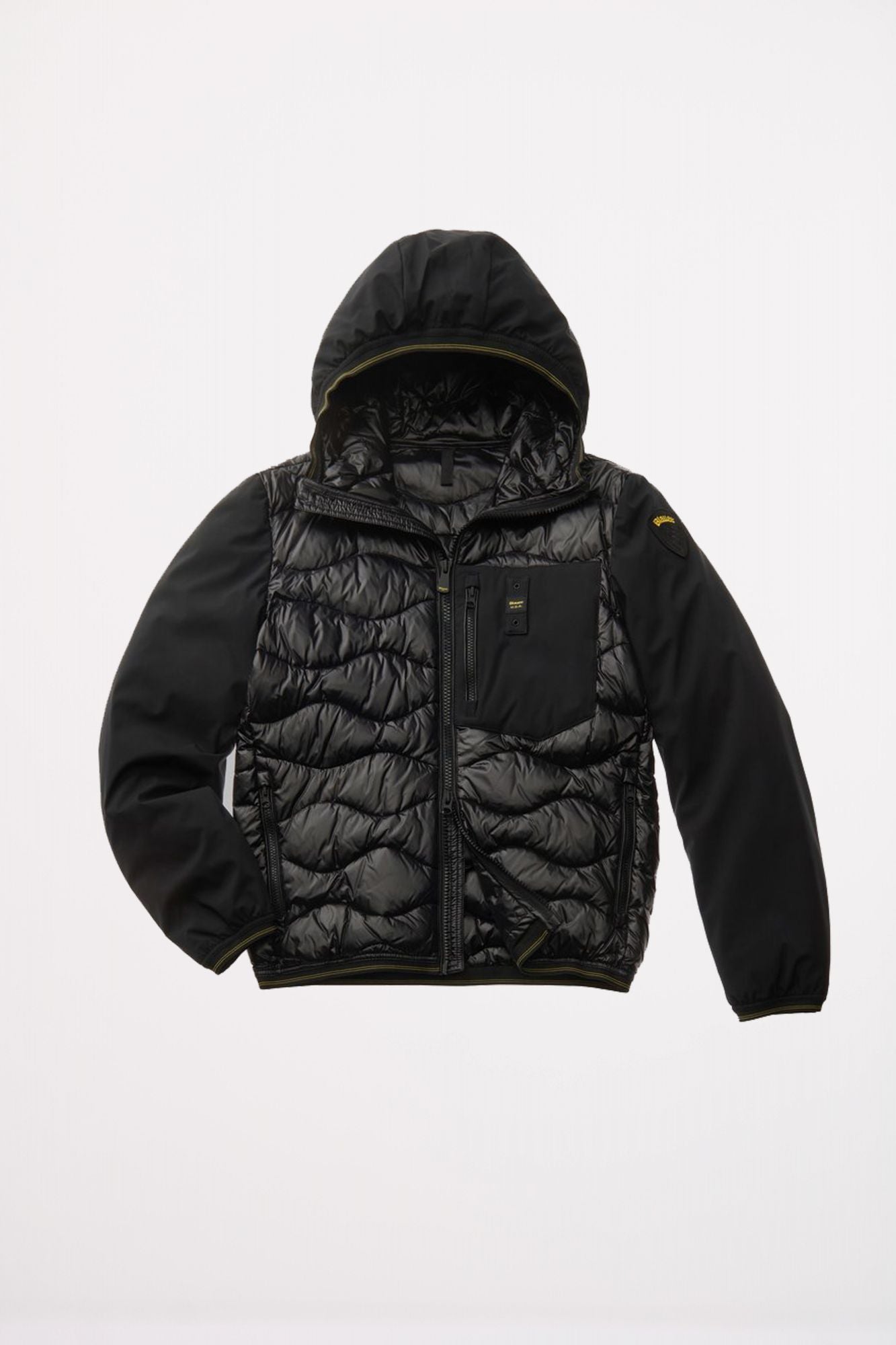 BLAUER GIUBBINI CORTI IMBOTTTITO PIUMA en color NEGRO (2)